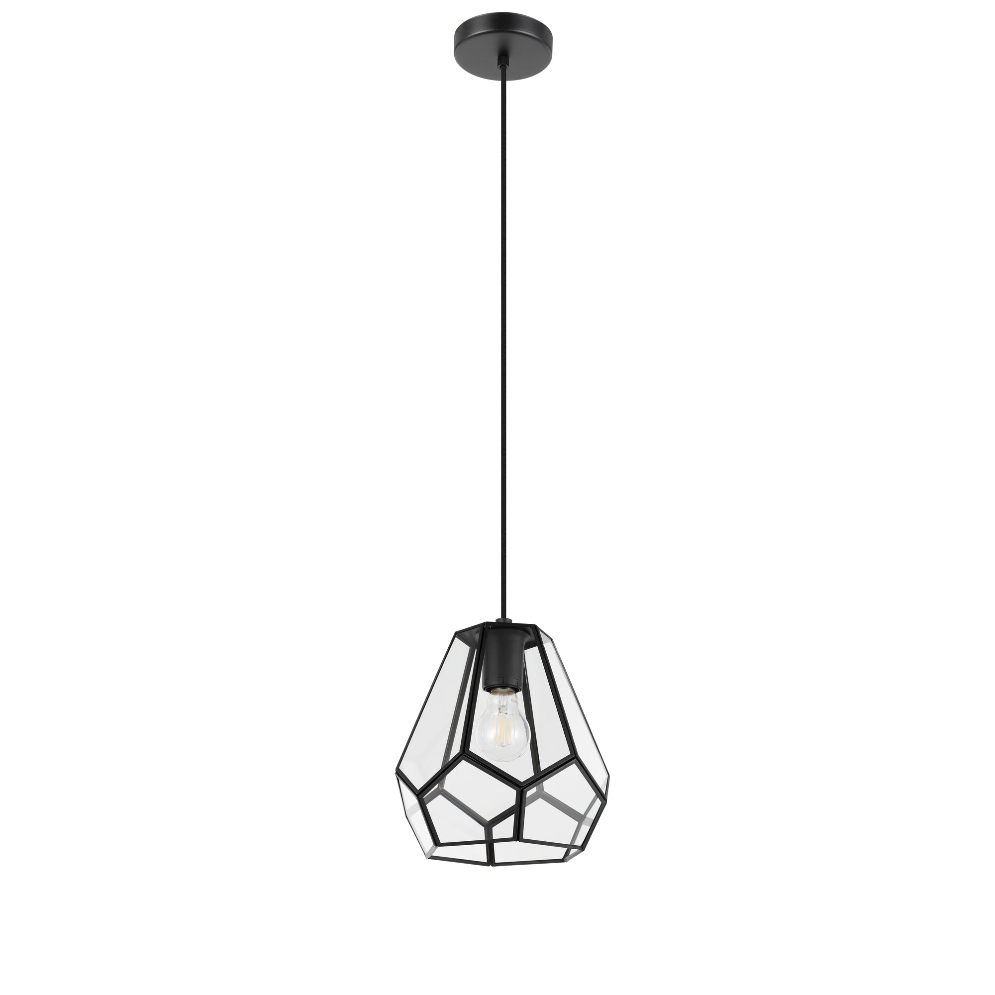 Mardyke Pendant Black - 43643A | EGLO