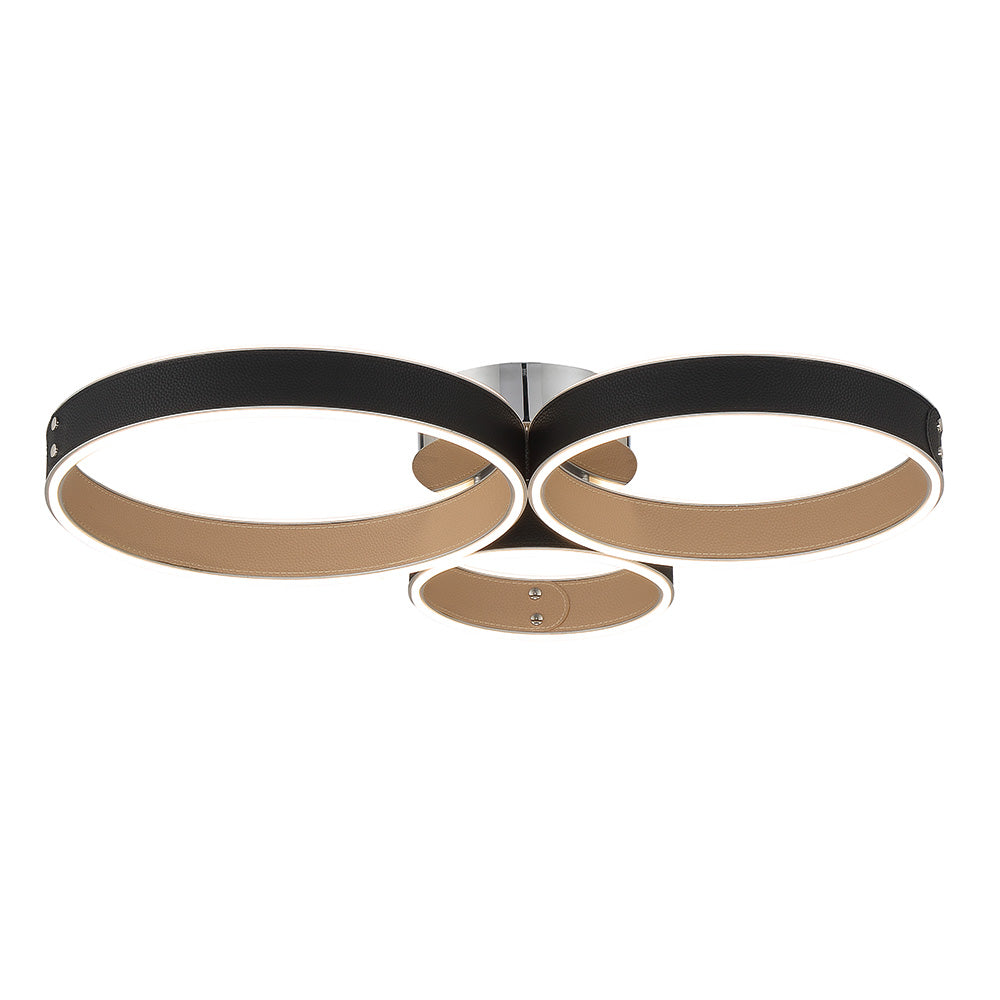 VERDURA Plafonnier Noir DEL INTÉGRÉ - 43894-017 | EUROFASE