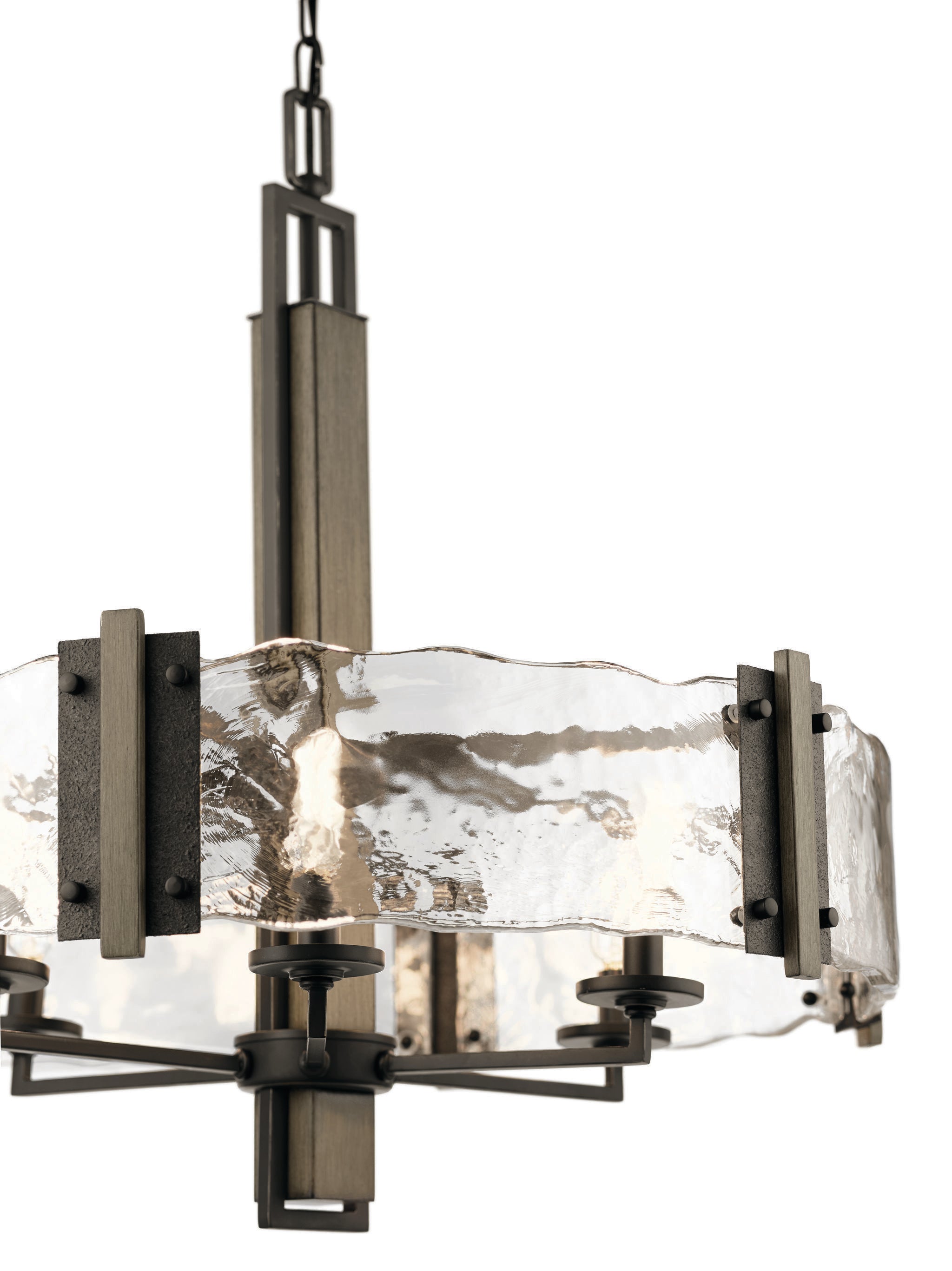 ABERDEEN Chandelier Bronze - 43895OZ | KICHLER