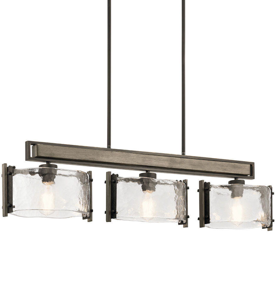 ABERDEEN Suspension linéaire Bronze - 43896OZ | KICHLER