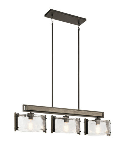 ABERDEEN Suspension linéaire Bronze - 43896OZ | KICHLER