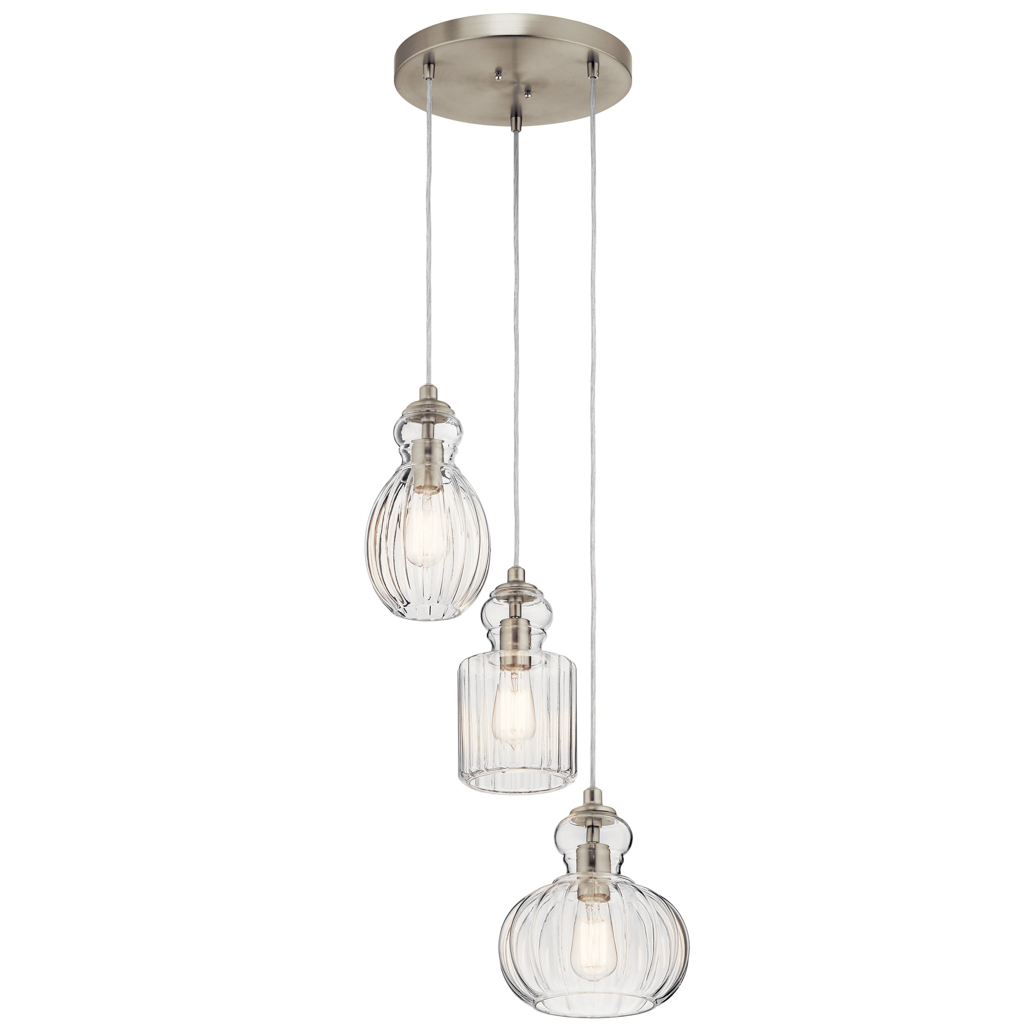RIVIERA Suspension Nickel - 43952NI | KICHLER