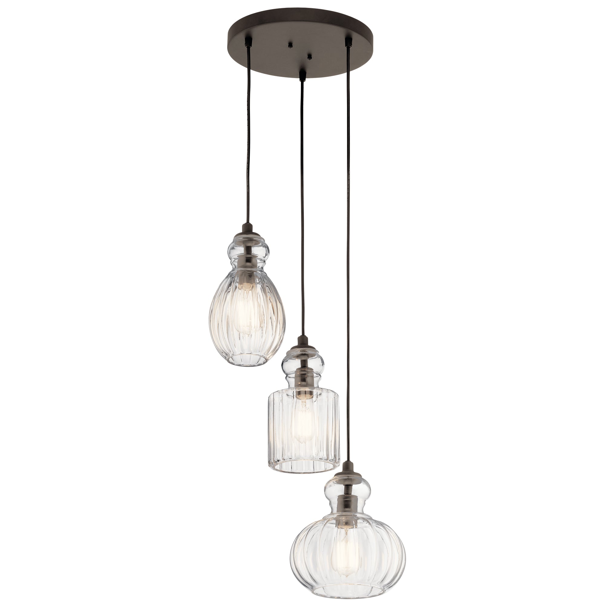 RIVIERA Suspension Bronze - 43952OZ | KICHLER