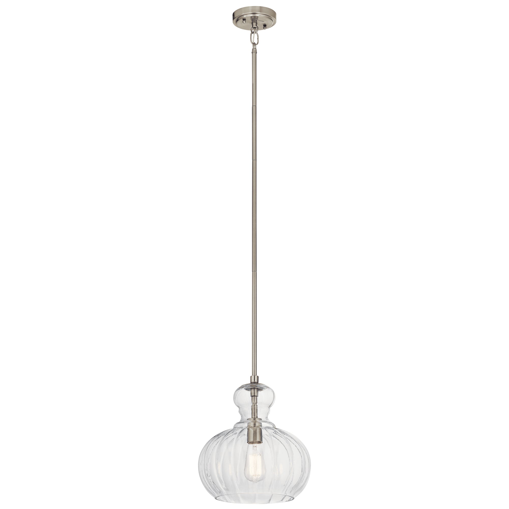 RIVIERA Suspension simple Nickel - 43955NI | KICHLER