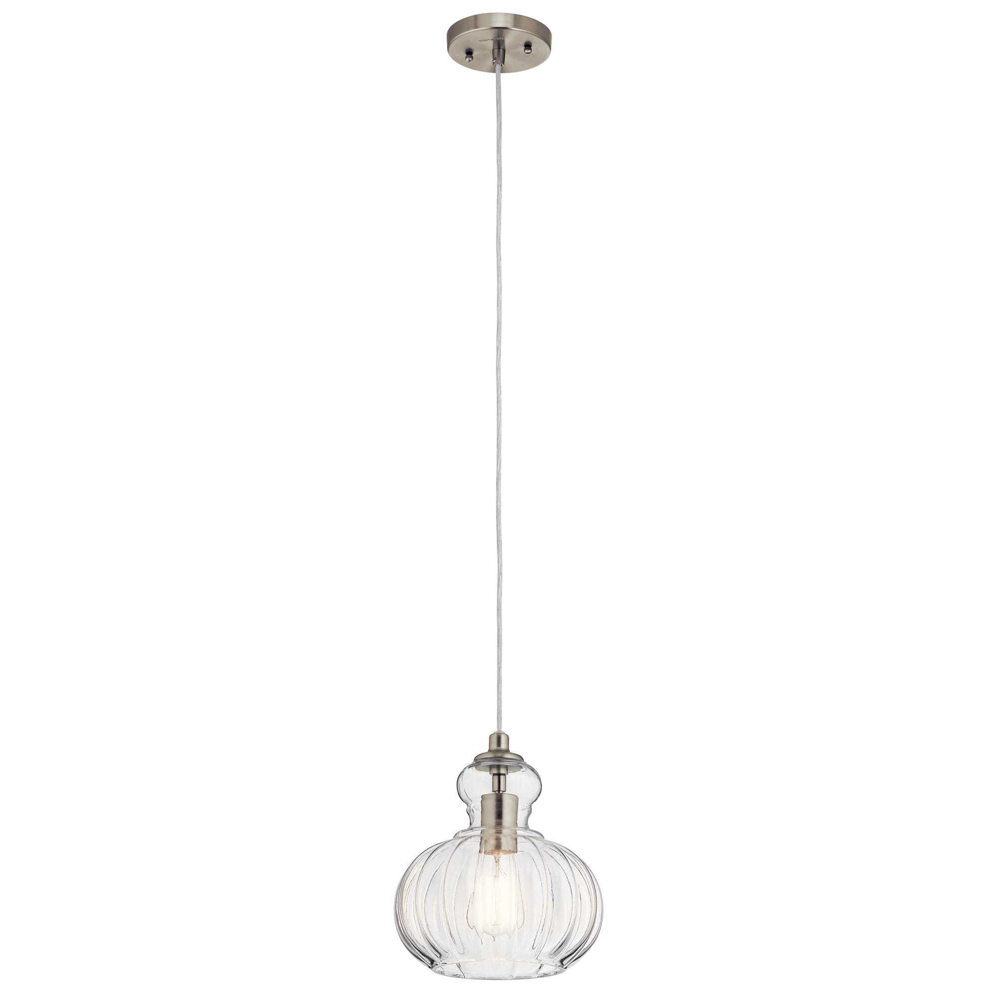 RIVIERA Suspension simple Nickel - 43956NI | KICHLER
