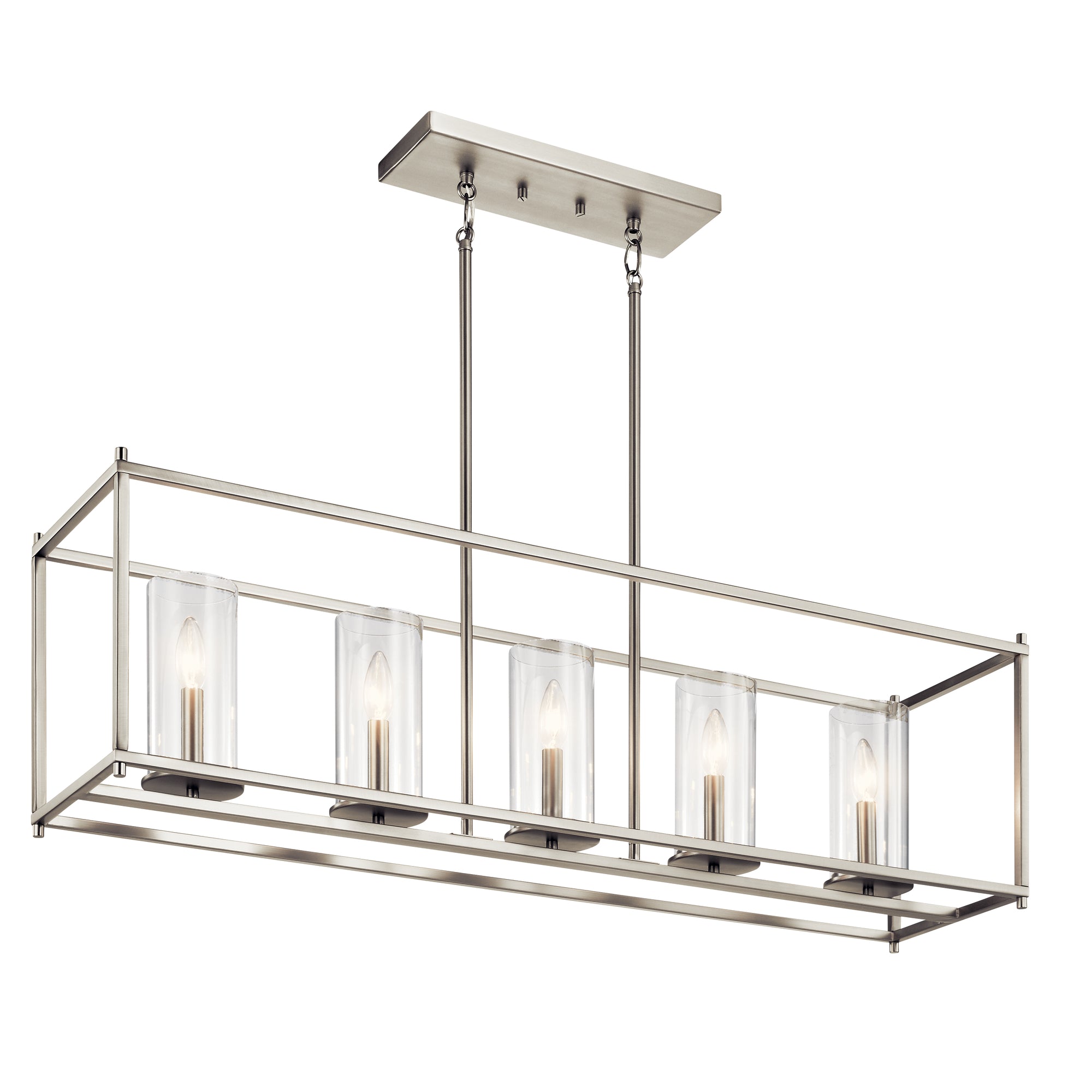 CROSBY Chandelier Nickel - 43995NI | KICHLER