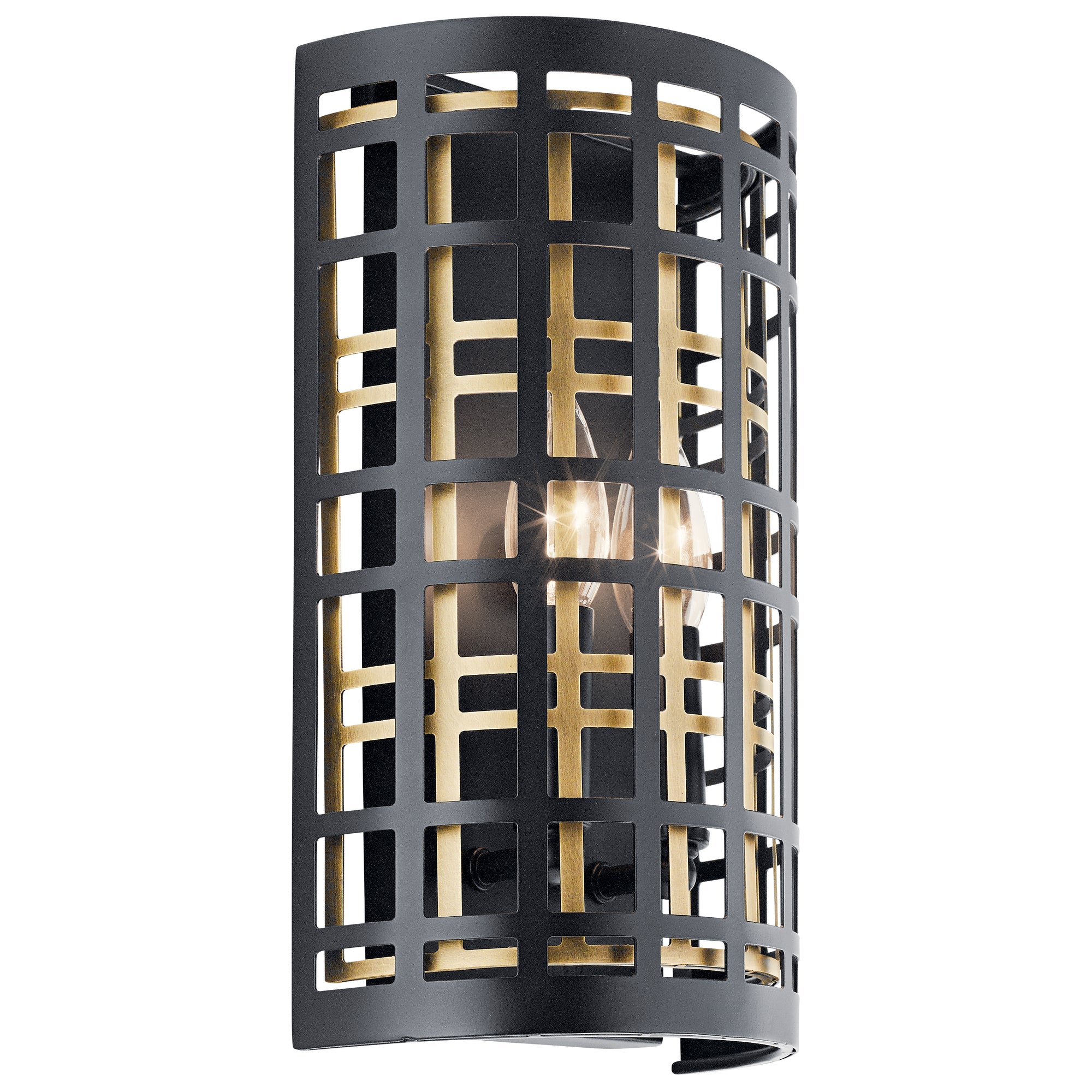 ALDERGATE Sconce Black - 44079BK | KICHLER