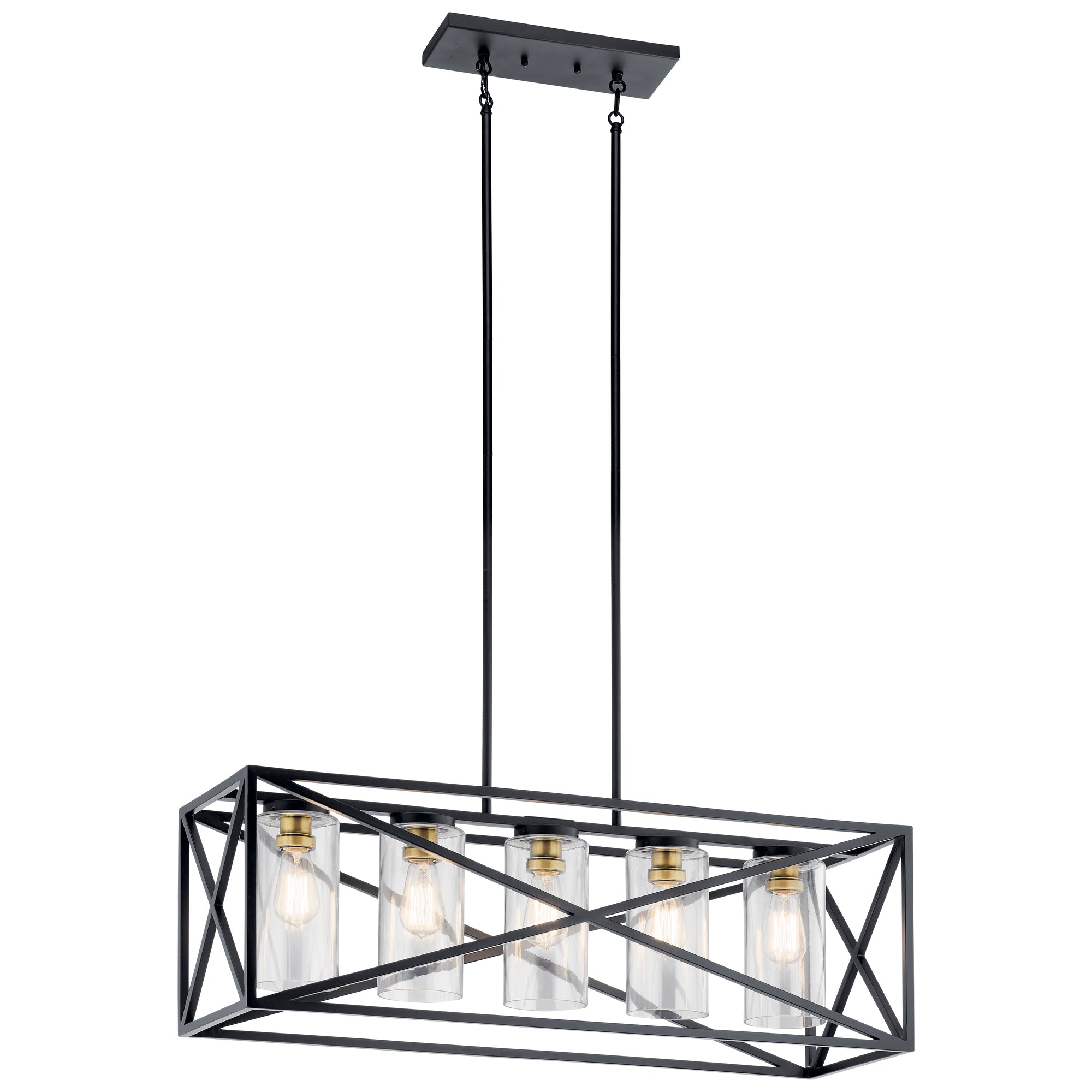 MOOR-GATE Chandelier Noir - 44081BK | KICHLER