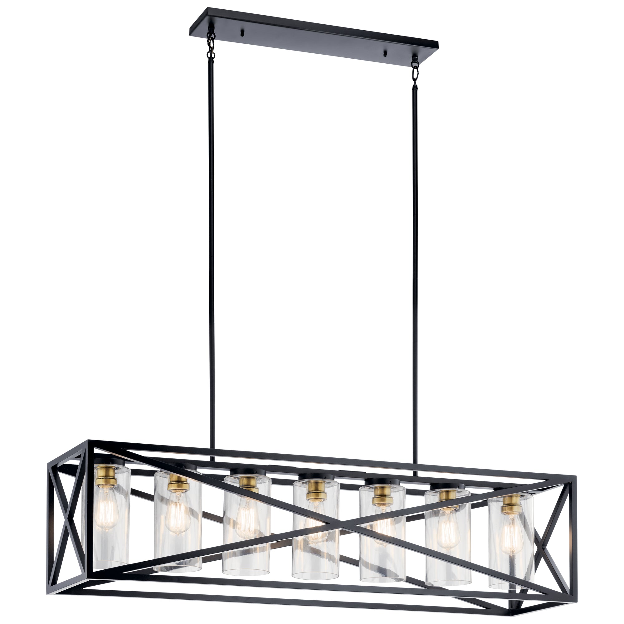MOOR-GATE Chandelier Noir - 44082BK | KICHLER