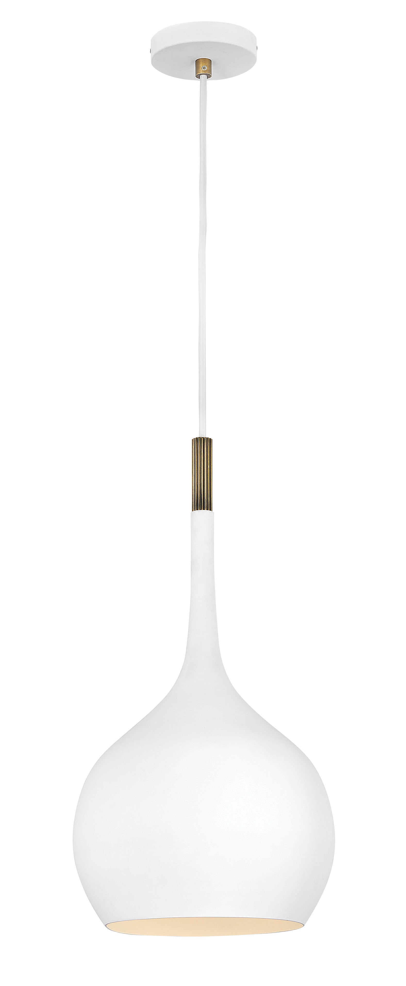 ZIGGY Suspension simple Blanc - 4457CI | HINKLEY