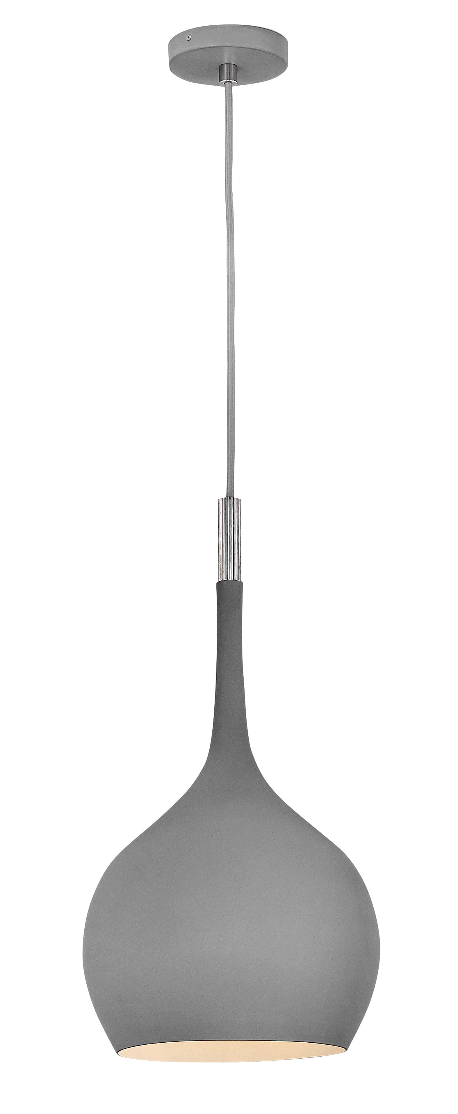 ZIGGY Suspension simple Gris - 4457MG | HINKLEY