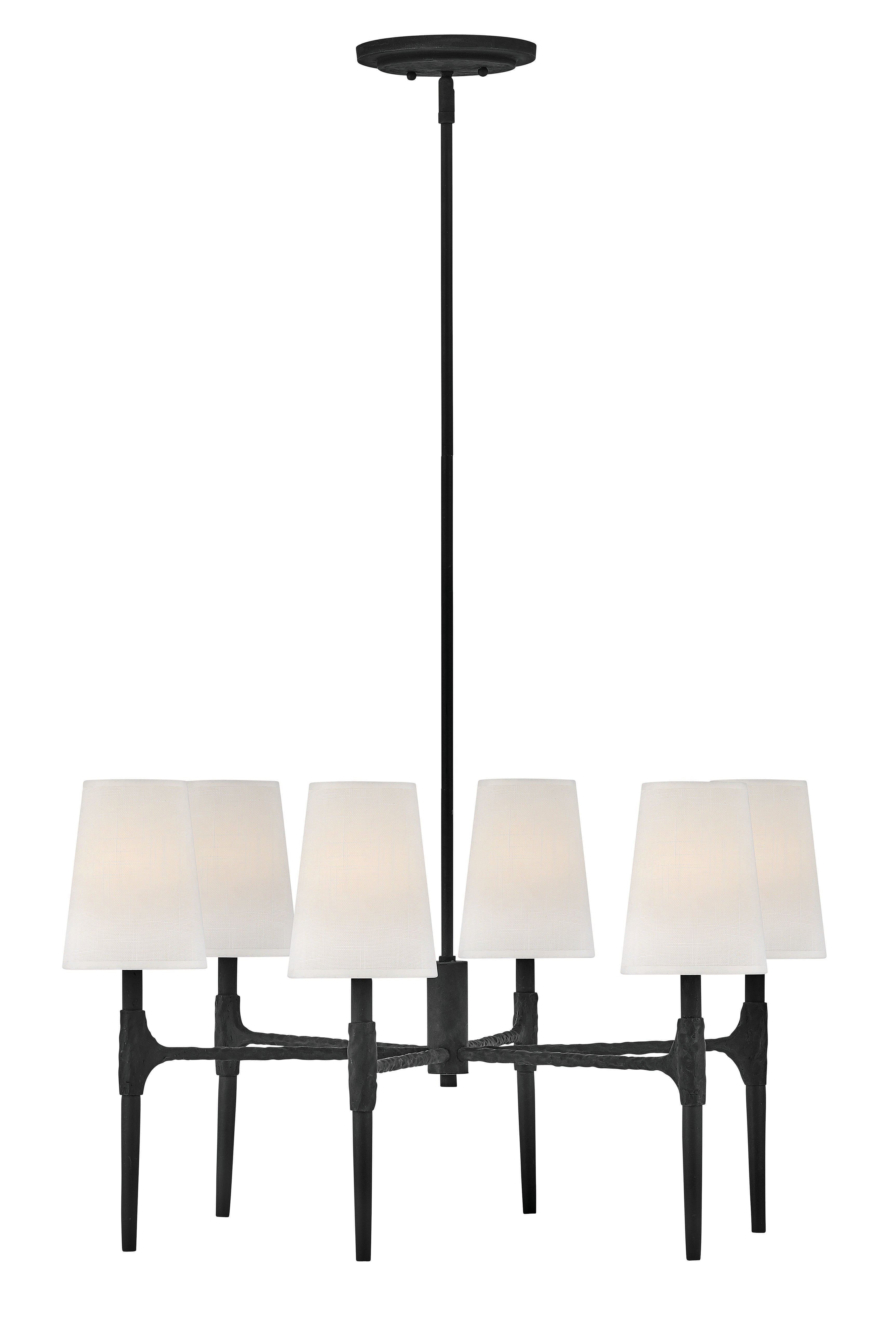 BEAUMONT Chandelier Noir - 4466BK | HINKLEY