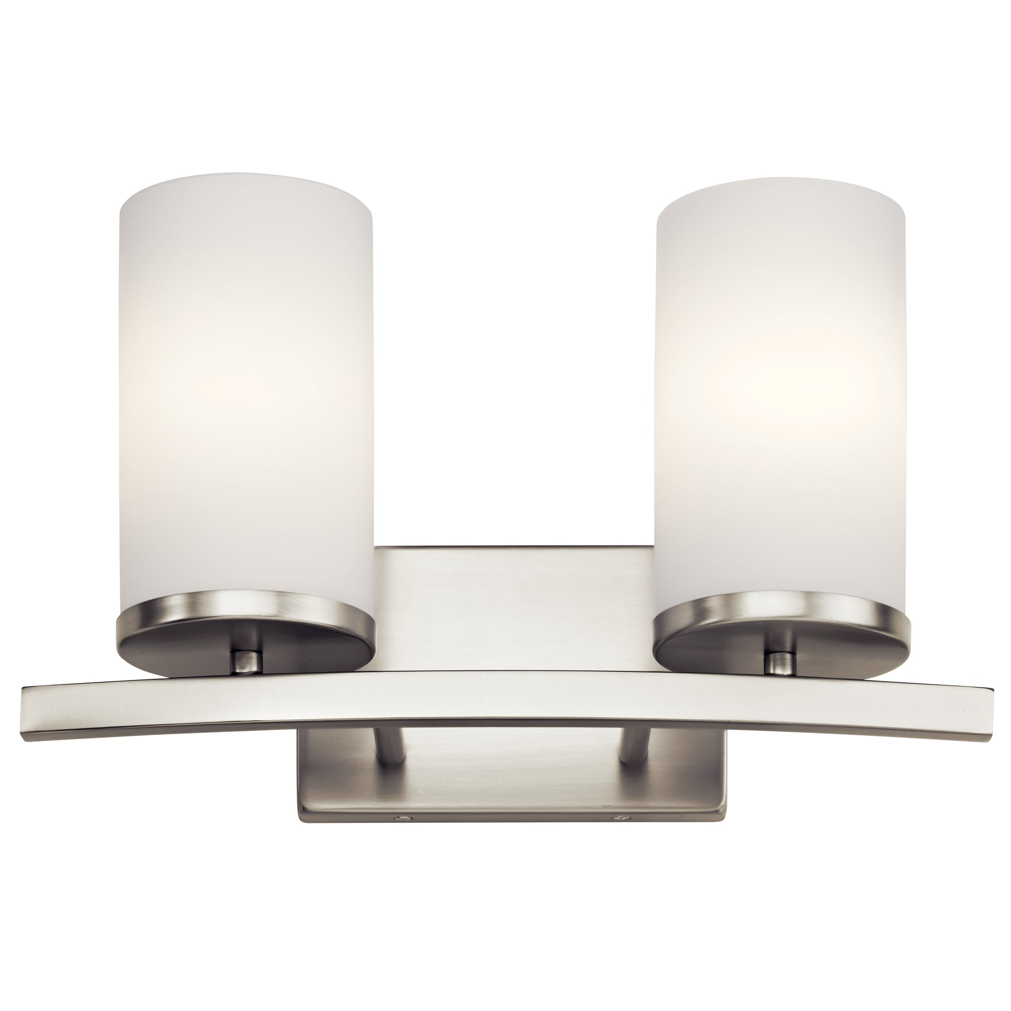 CROSBY Bathroom sconce Nickel - 45496NI | KICHLER
