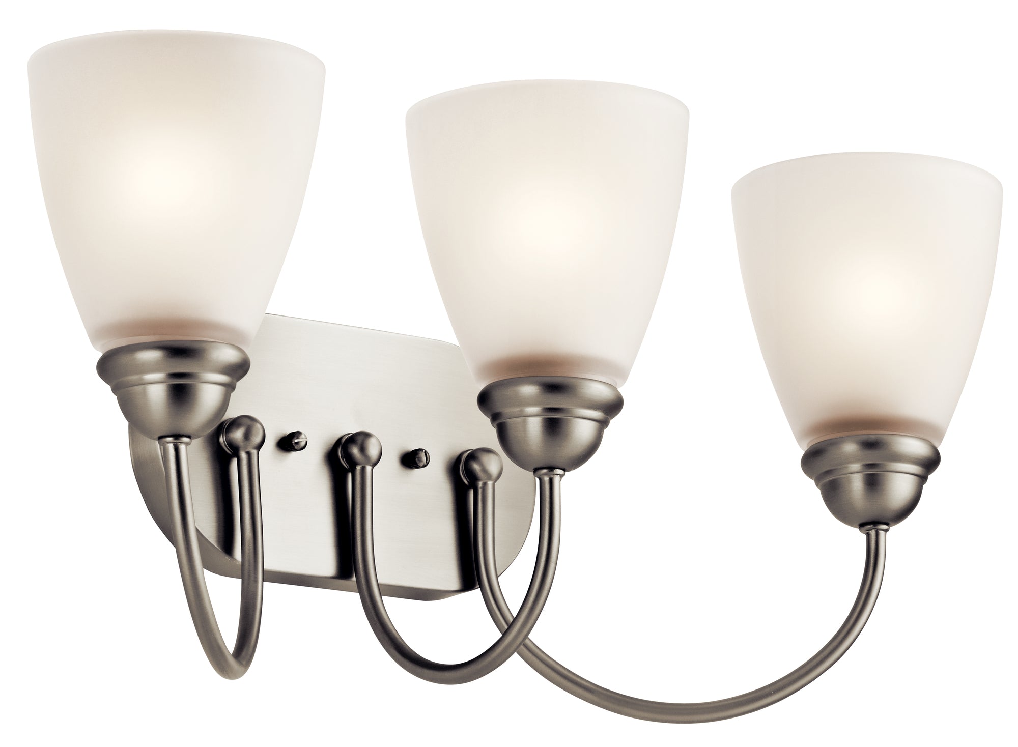 JOLIE Bathroom sconce Nickel - 45639NI | KICHLER