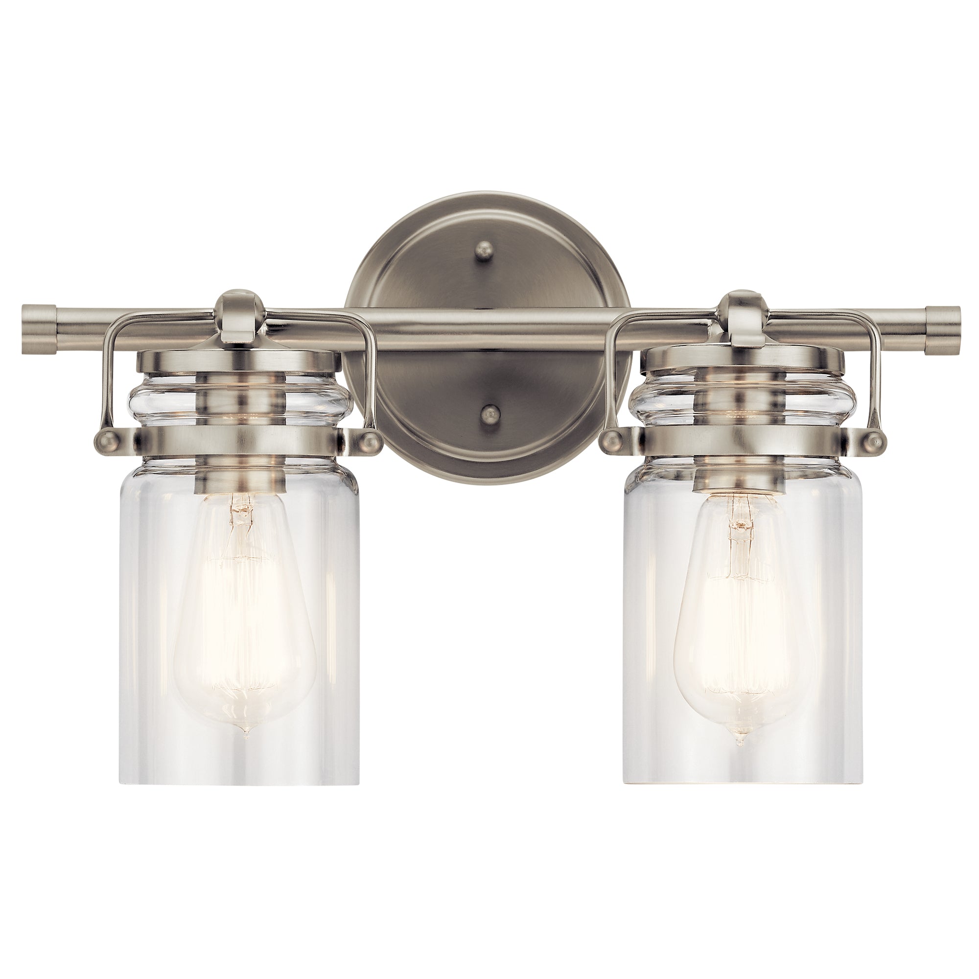 BRINLEY Bathroom sconce Nickel - 45688NI | KICHLER