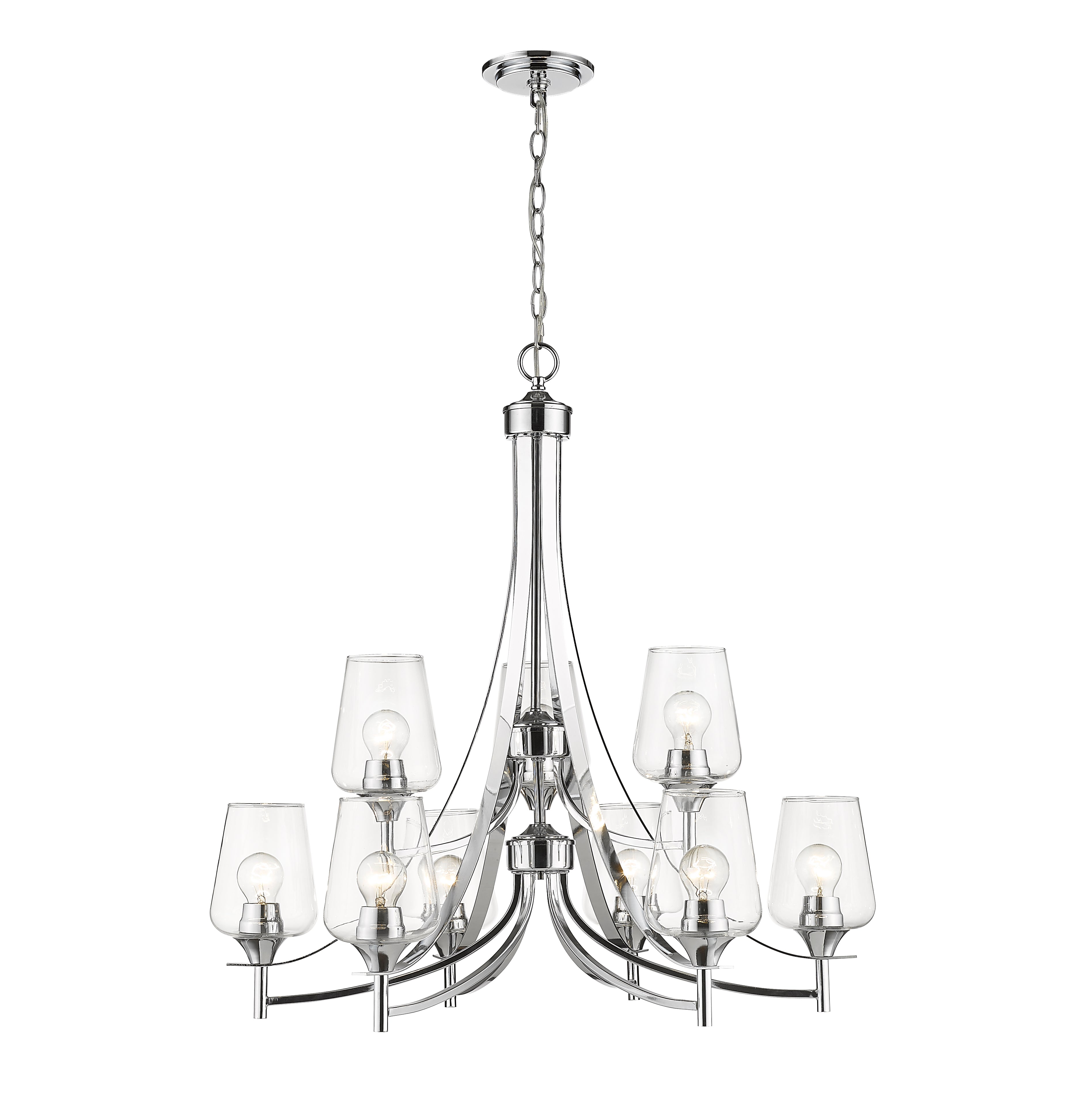 JOLIET Chandelier Chrome - 473-9CH | Z-LITE