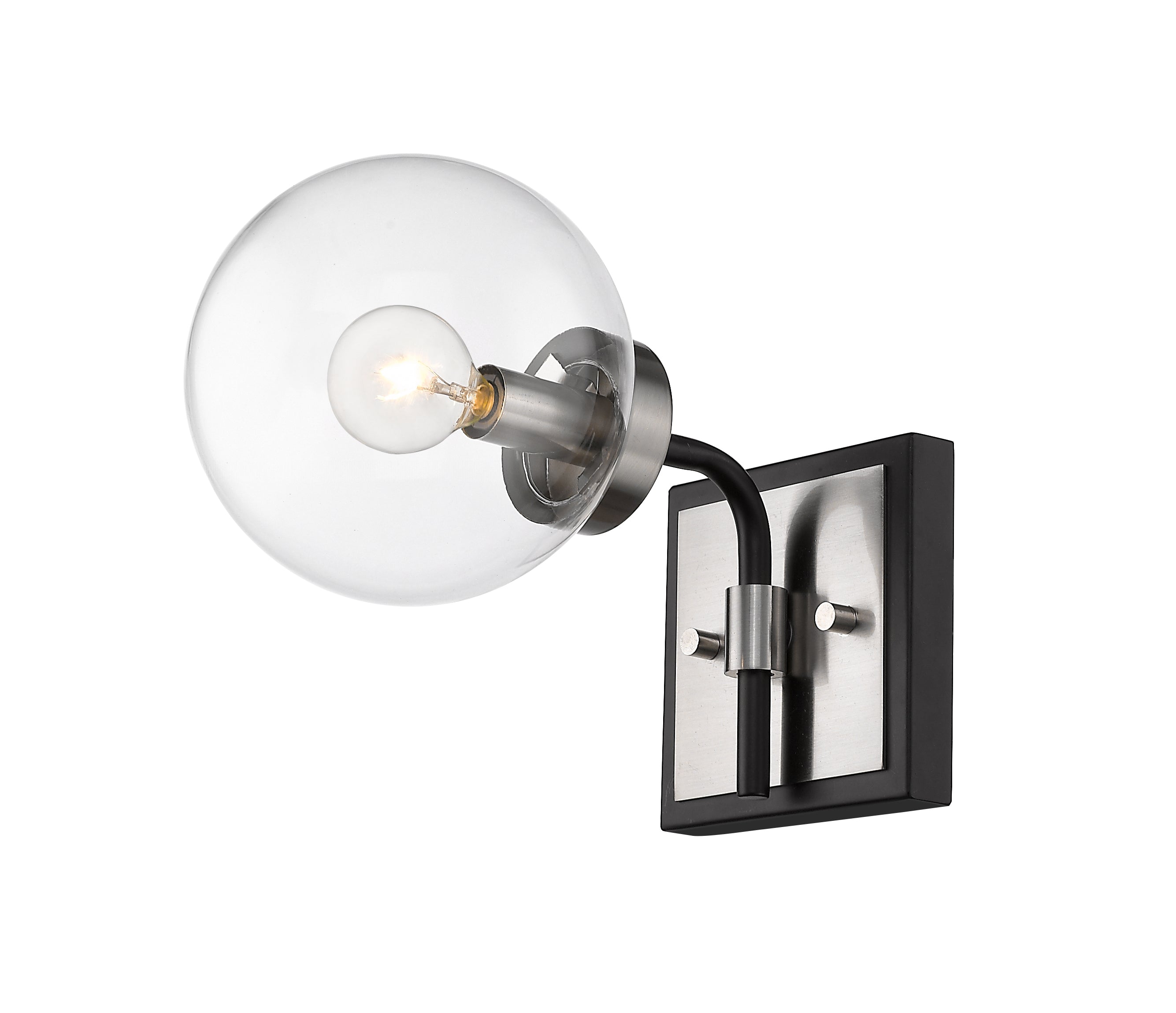 PARSONS Sconce Black, Nickel - 477-1S-MB-BN | Z-LITE