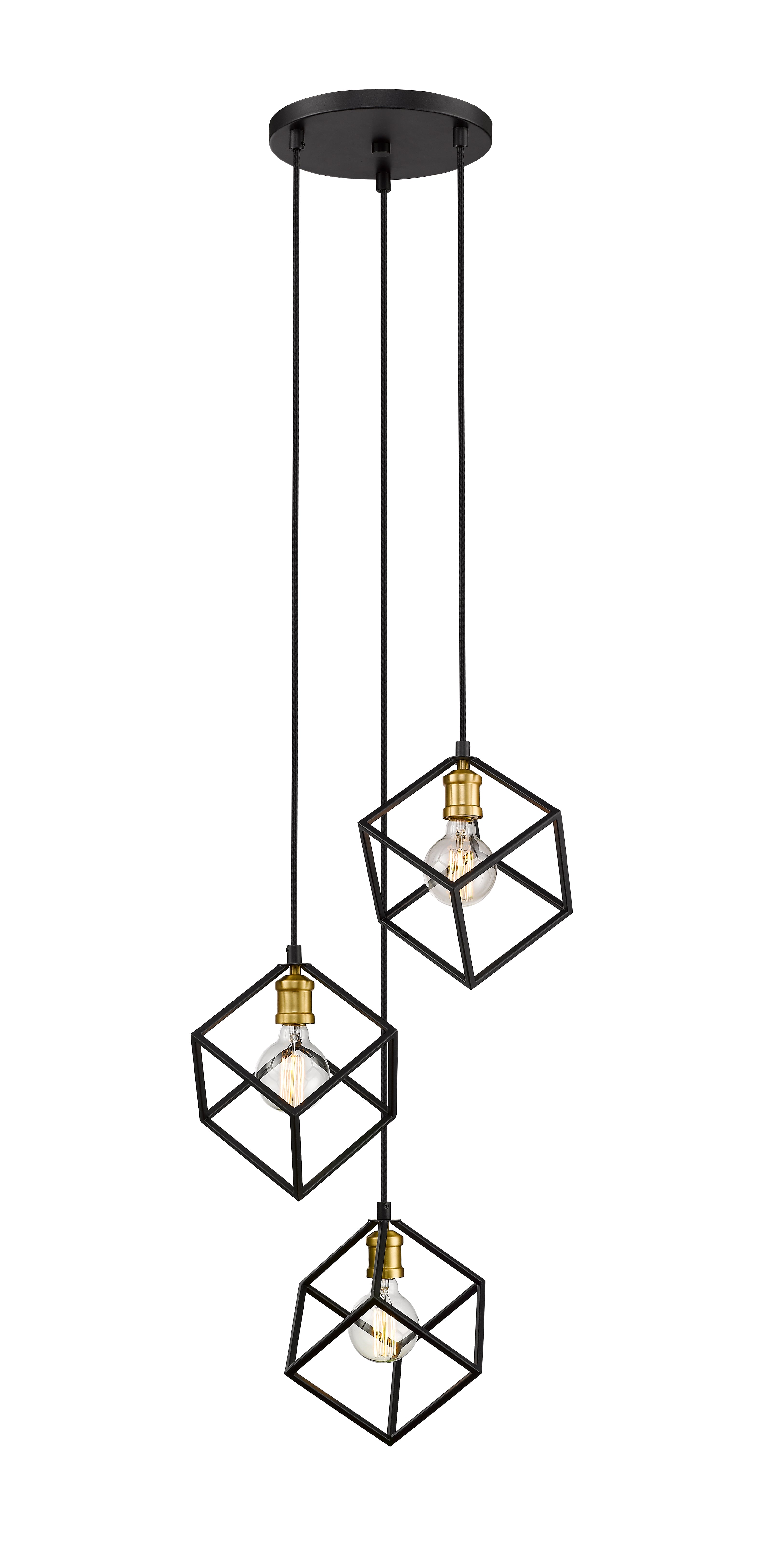 VERTICAL Pendant Bronze, Gold - 478-3BRZ-OBR | Z-LITE