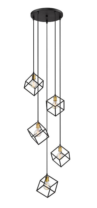 VERTICAL Pendant Bronze, Gold - 478-5BRZ-OBR | Z-LITE