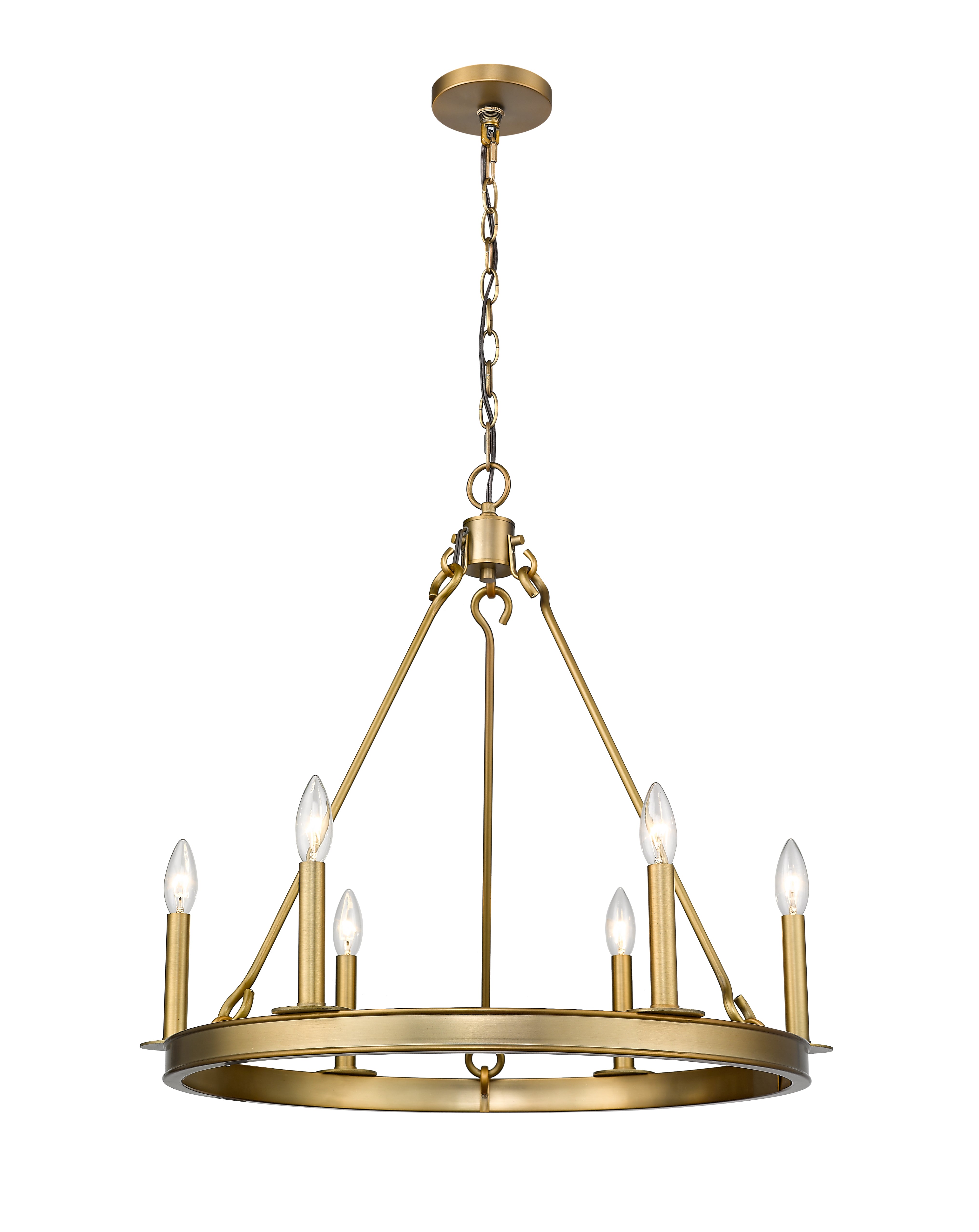 BARCLAY Chandelier Or - 482R-6OBR | Z-LITE