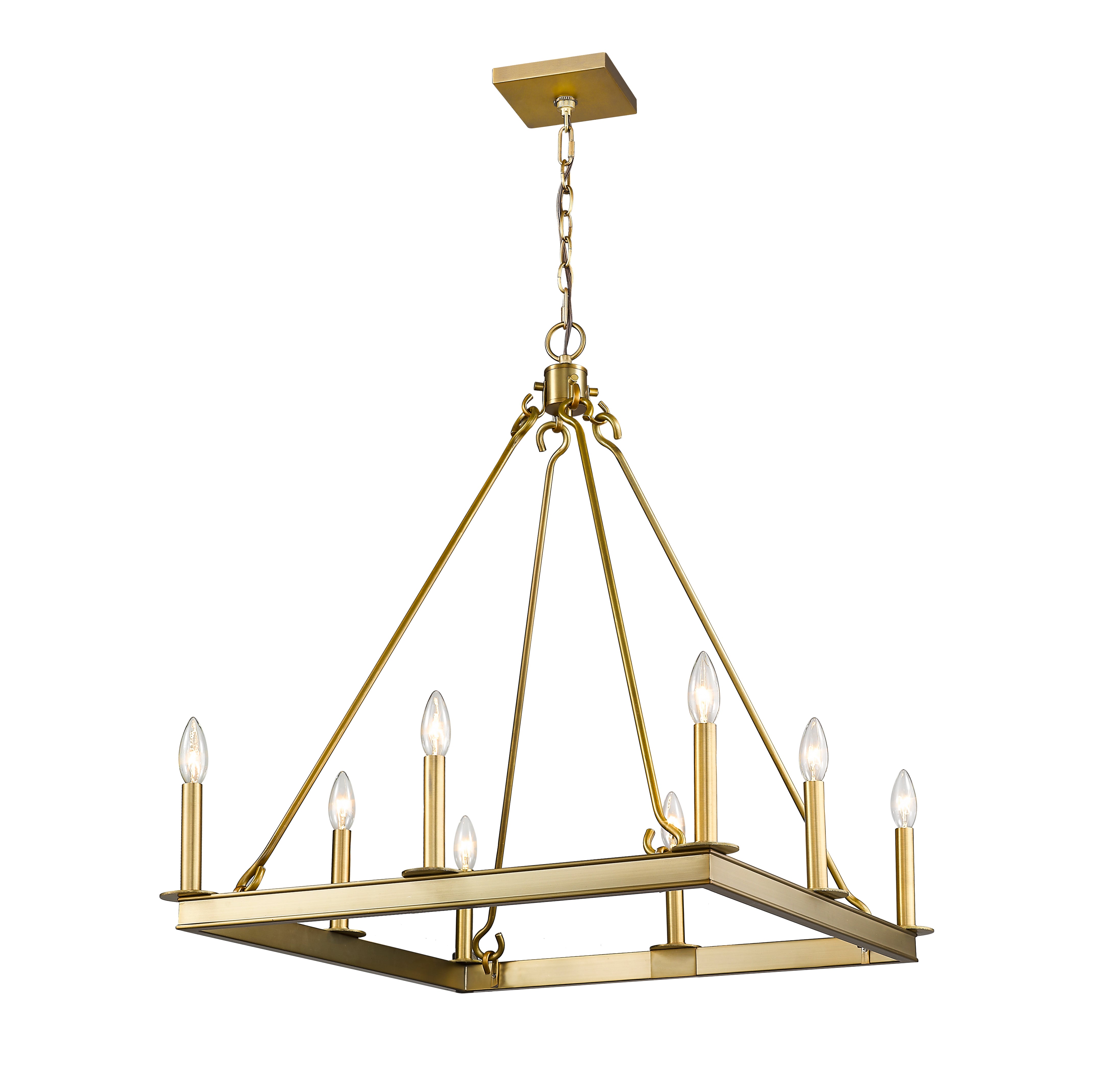 BARCLAY Chandelier Gold - 482S-8-26OBR | Z-LITE