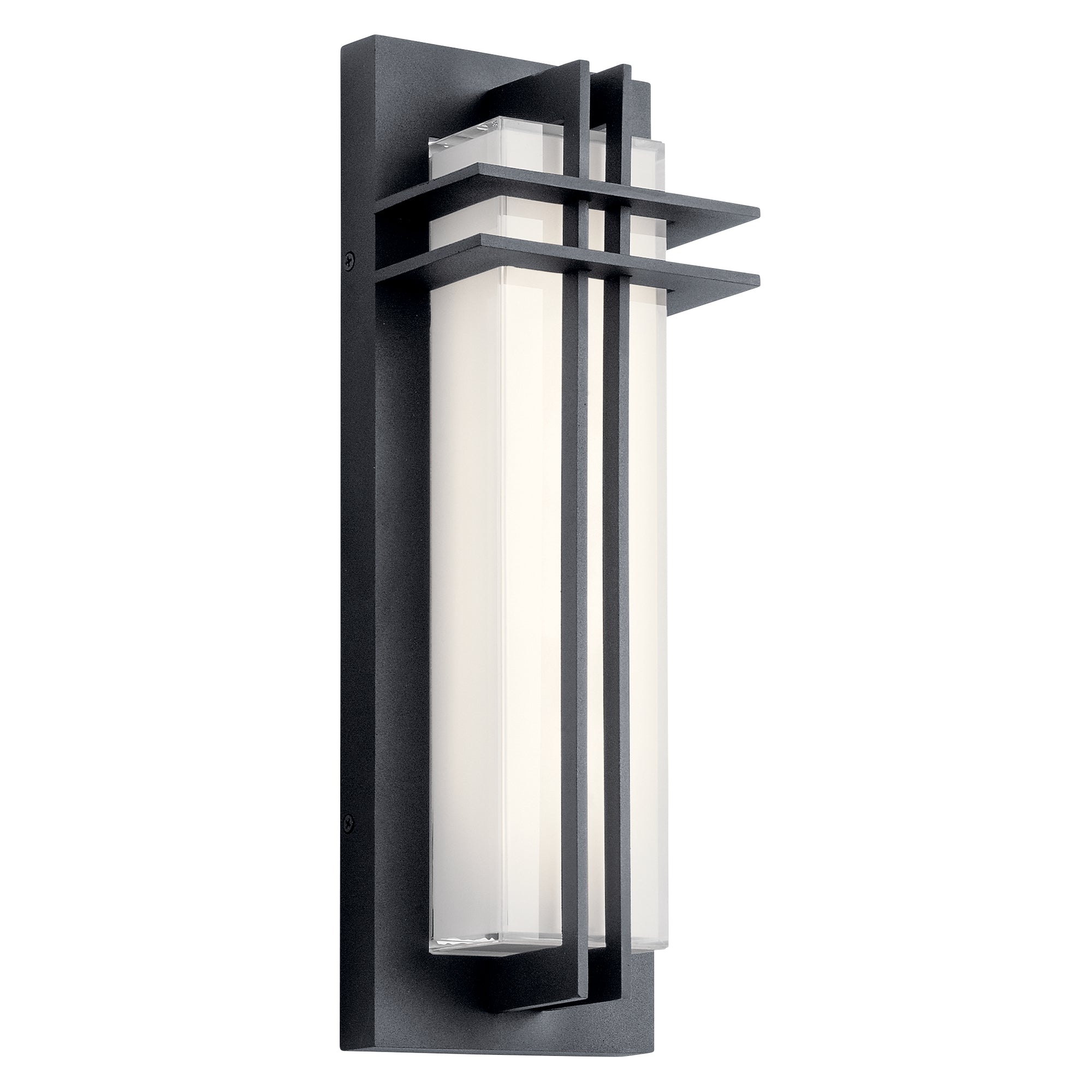 MANHATTAN Outdoor sconce Black - 49297BKTLED | KICHLER