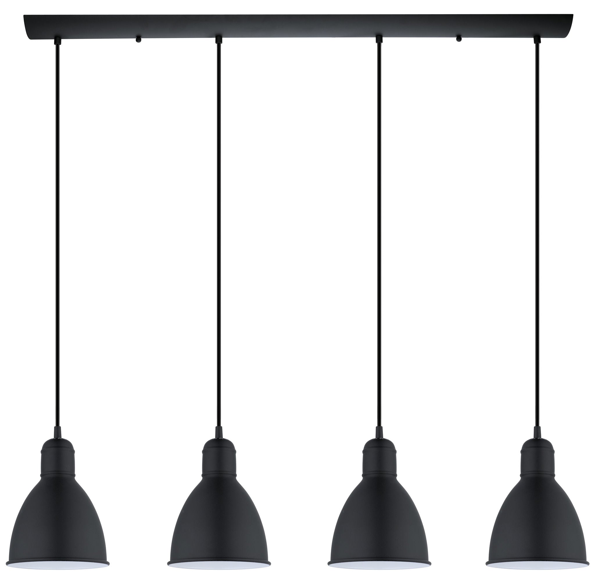 Priddy Suspension Noir - 49466A | EGLO