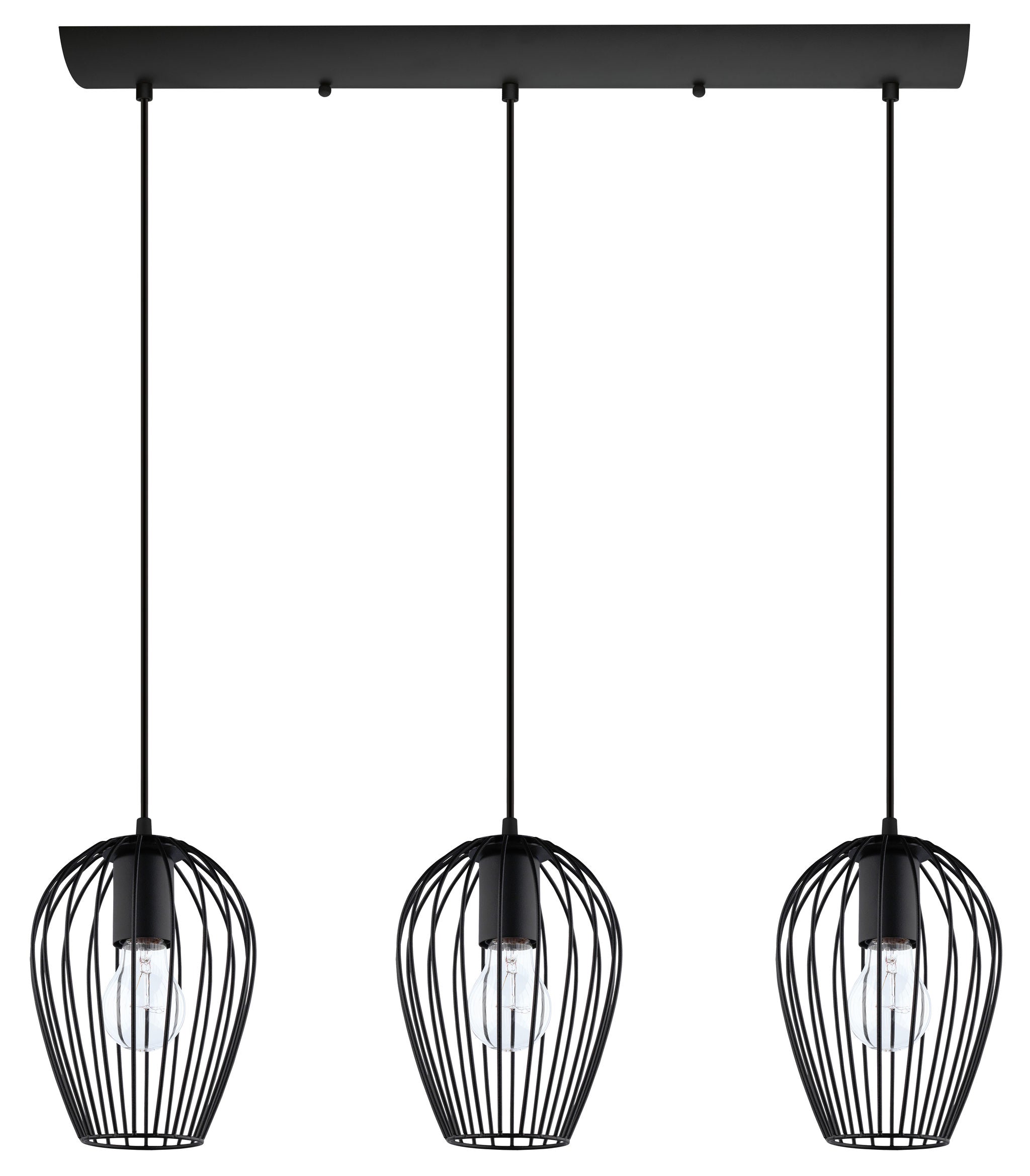 Newtown Suspension Noir - 49478A | EGLO