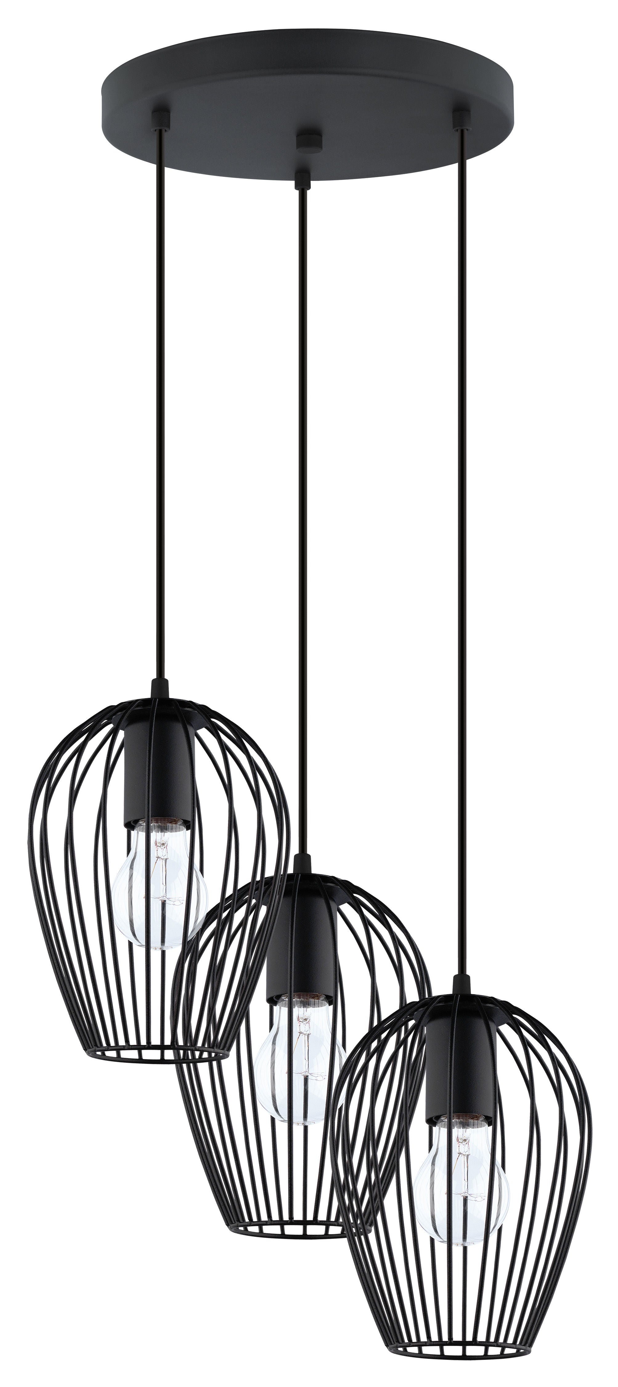 Newtown Suspension Noir - 49479A | EGLO