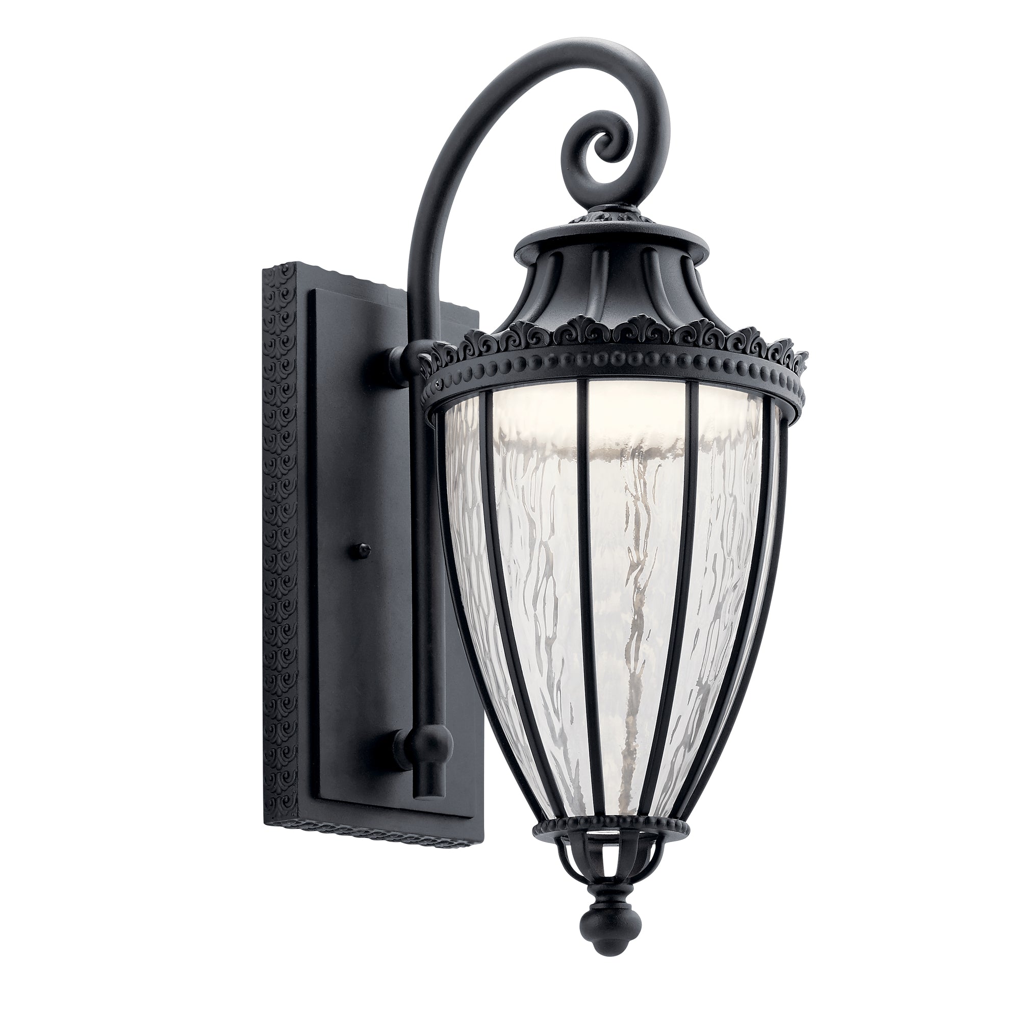 WAKEFIELD Outdoor sconce Black - 49752BKTLED | KICHLER