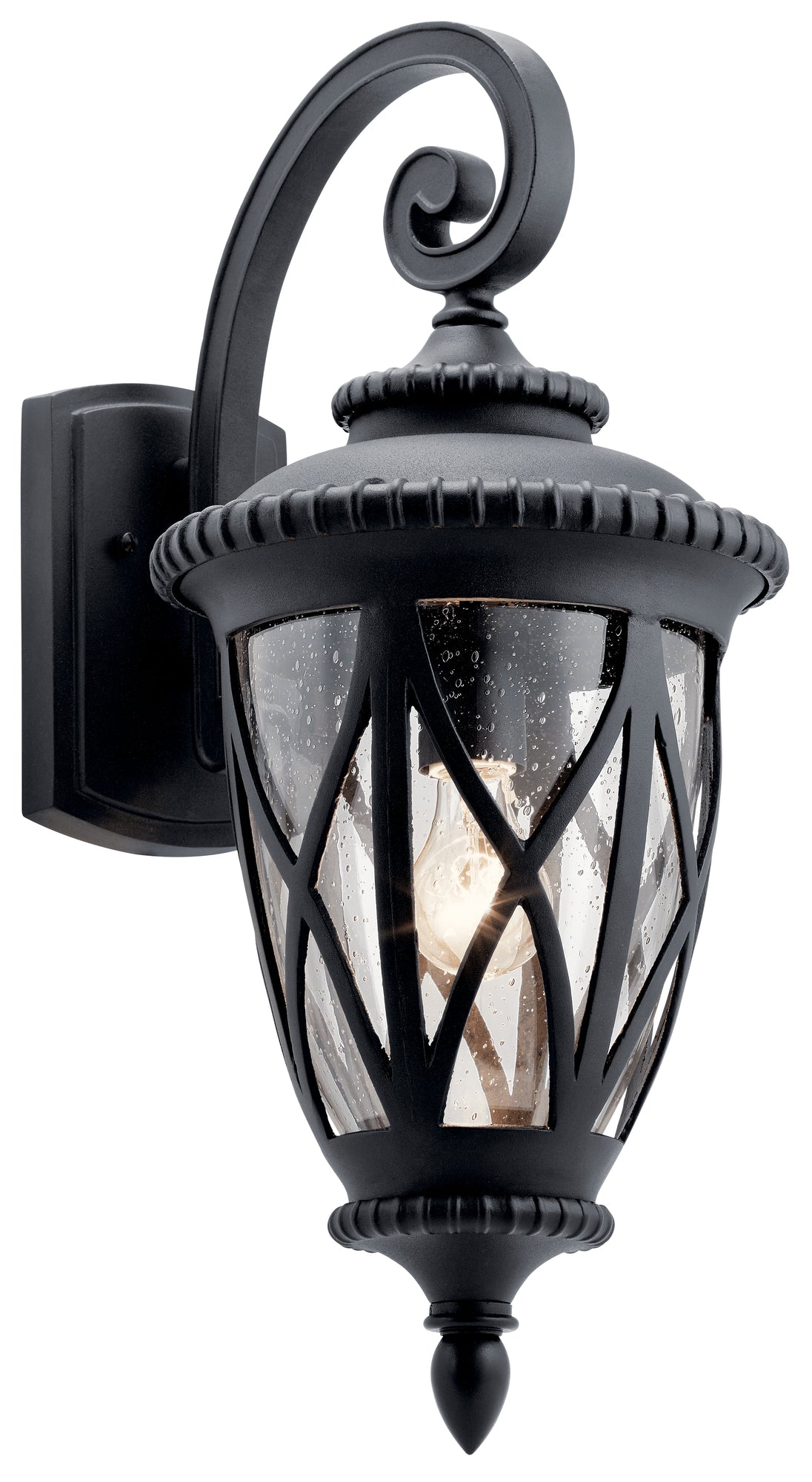 ADMIRALS COVE Outdoor sconce Black - 49848BKT | KICHLER