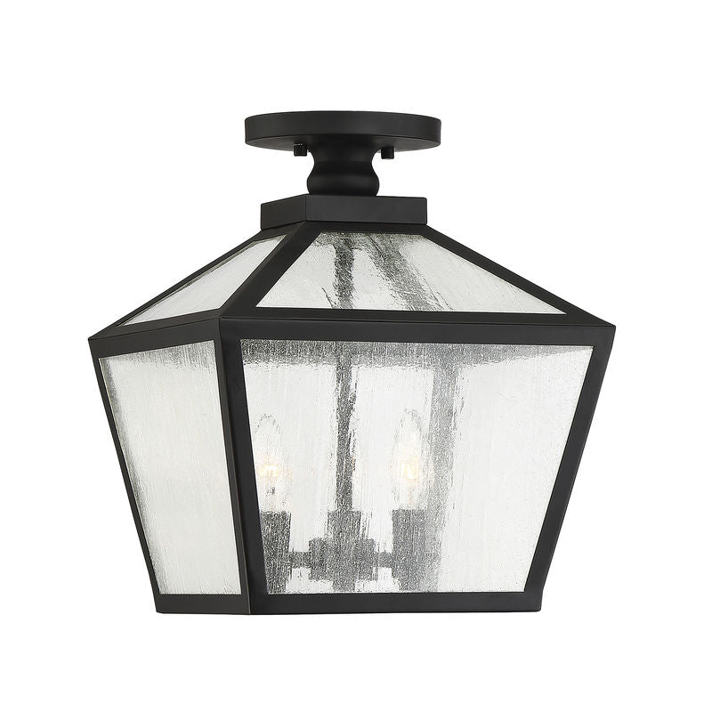 WOODSTOCK Outdoor flush mount Black - 5-105-BK | SAVOYS
