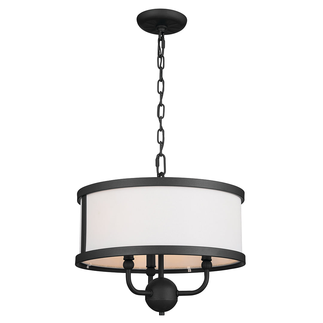 HEDDLE Chandelier Noir - 52465BKT | KICHLER