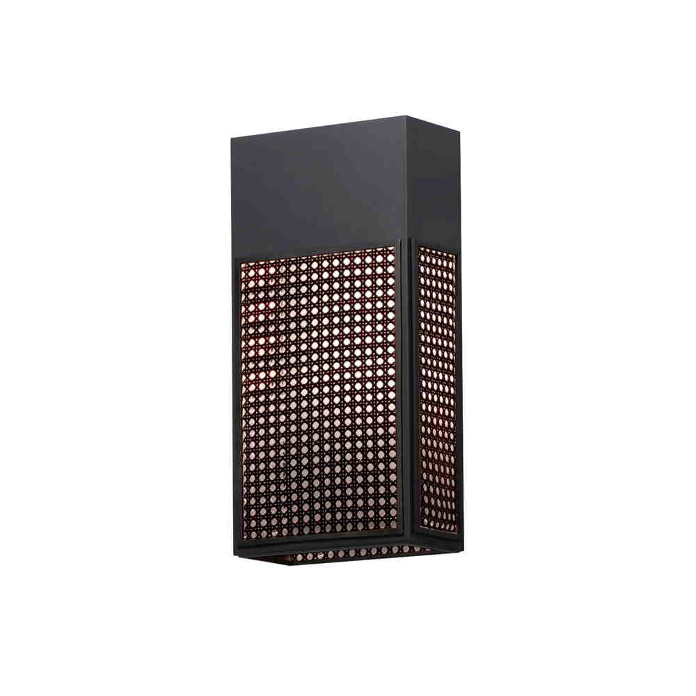 LATTICE Outdoor wall sconce Black INTEGRATED LED - 54804BK | MAXIM/ET3