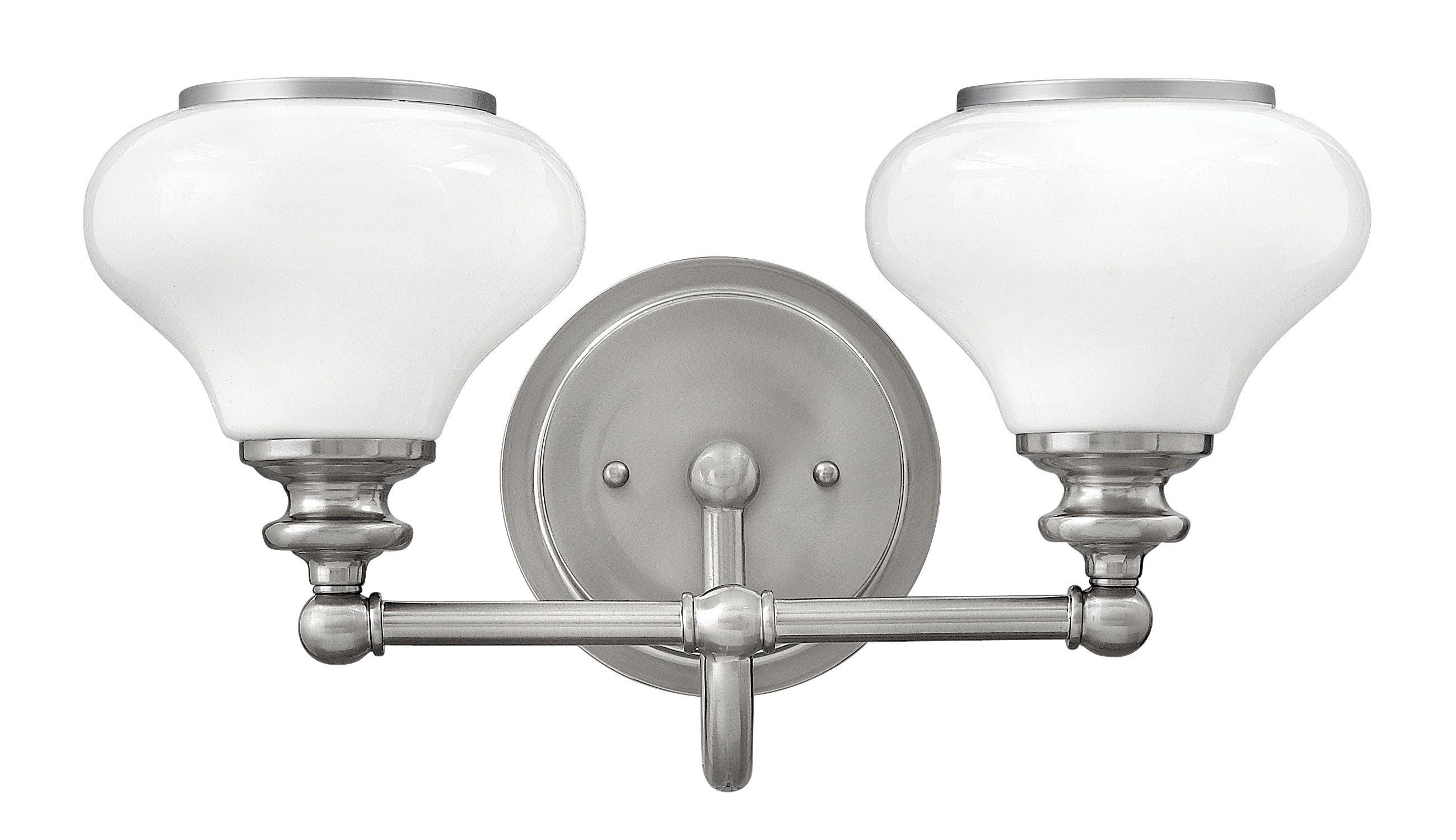 AINSLEY Bathroom sconce Nickel - 56552BN | HINKLEY