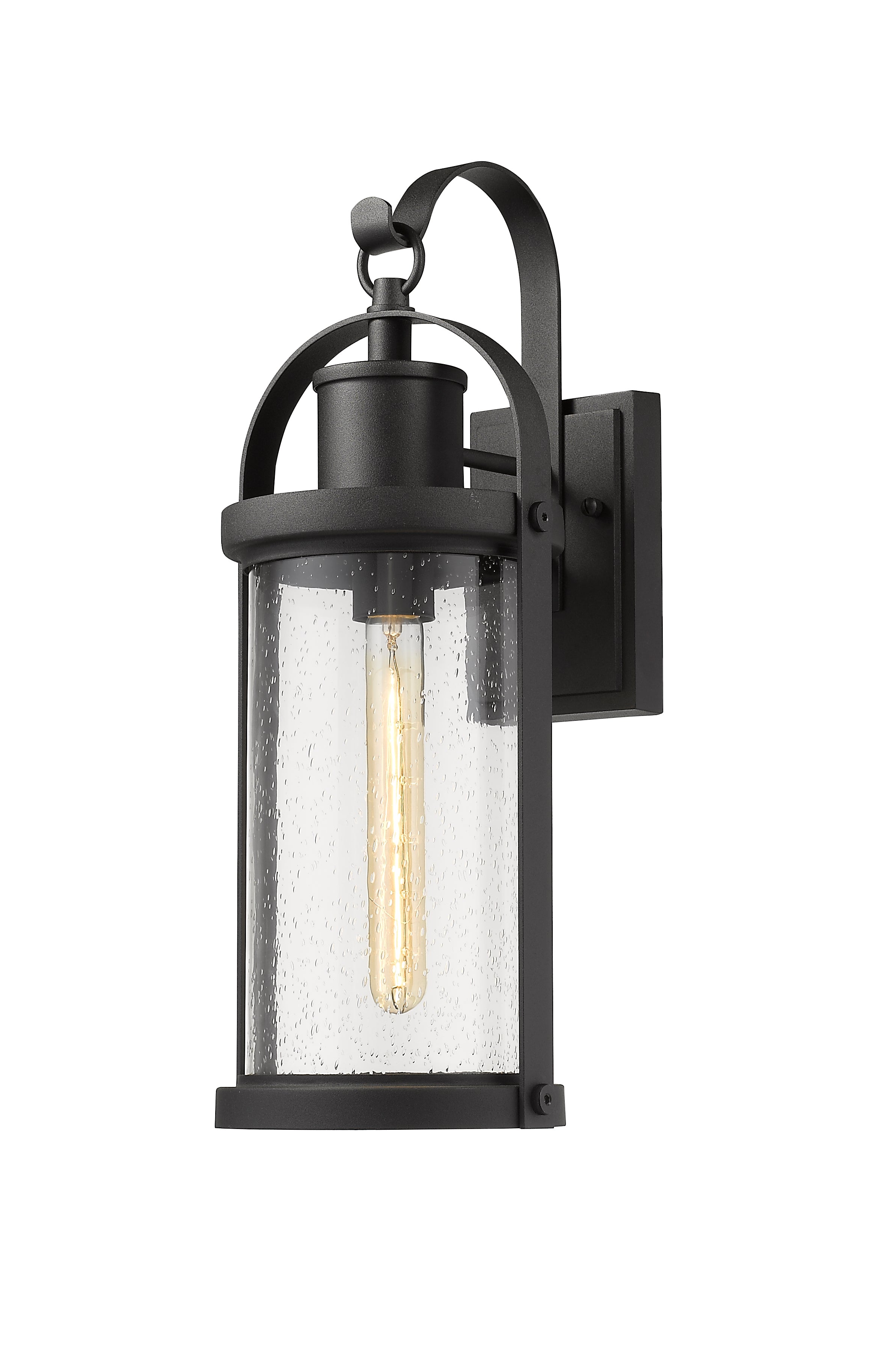 ROUNDHOUSE Outdoor sconce Black - 569M-BK | Z-LITE