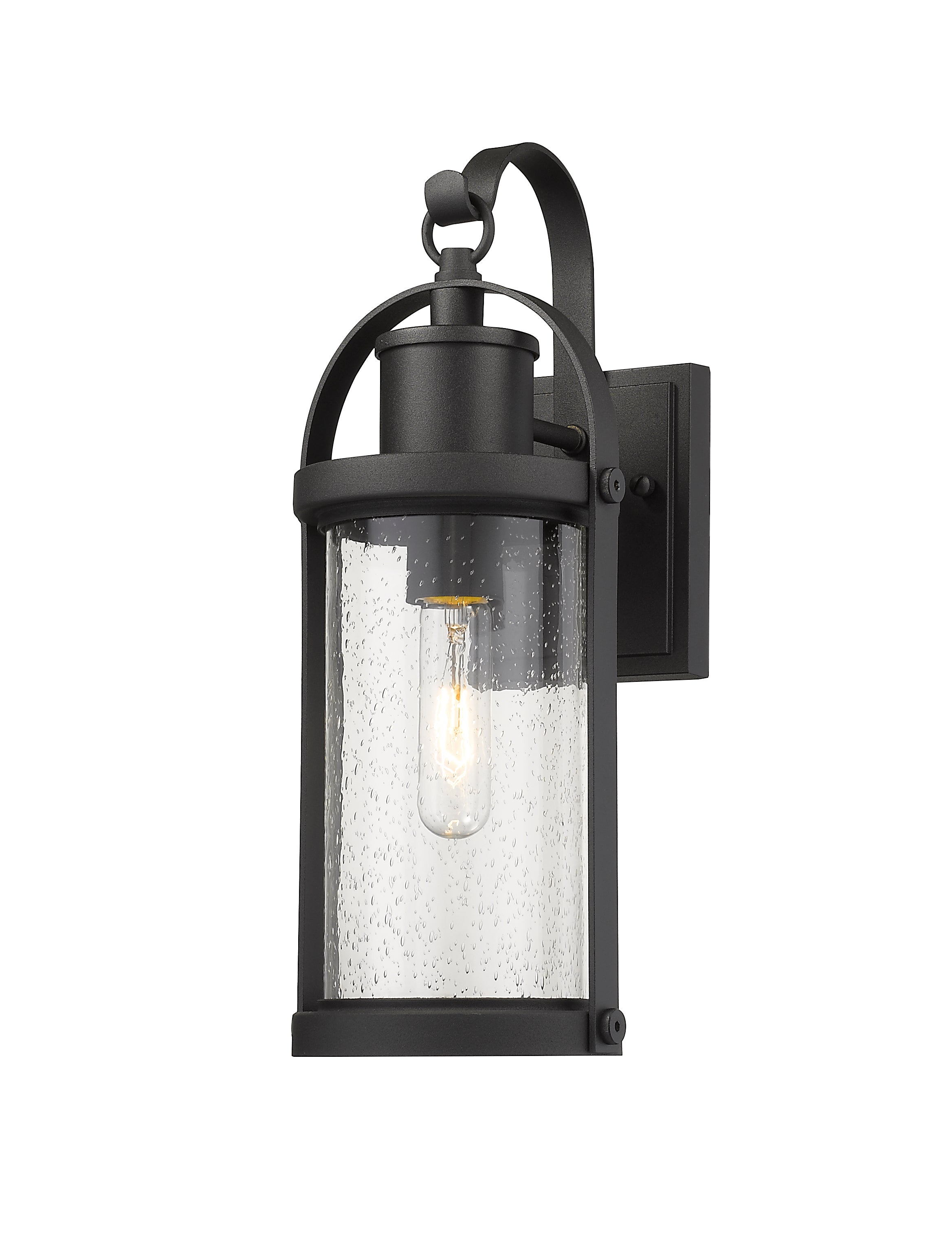 ROUNDHOUSE Outdoor sconce Black - 569S-BK | Z-LITE