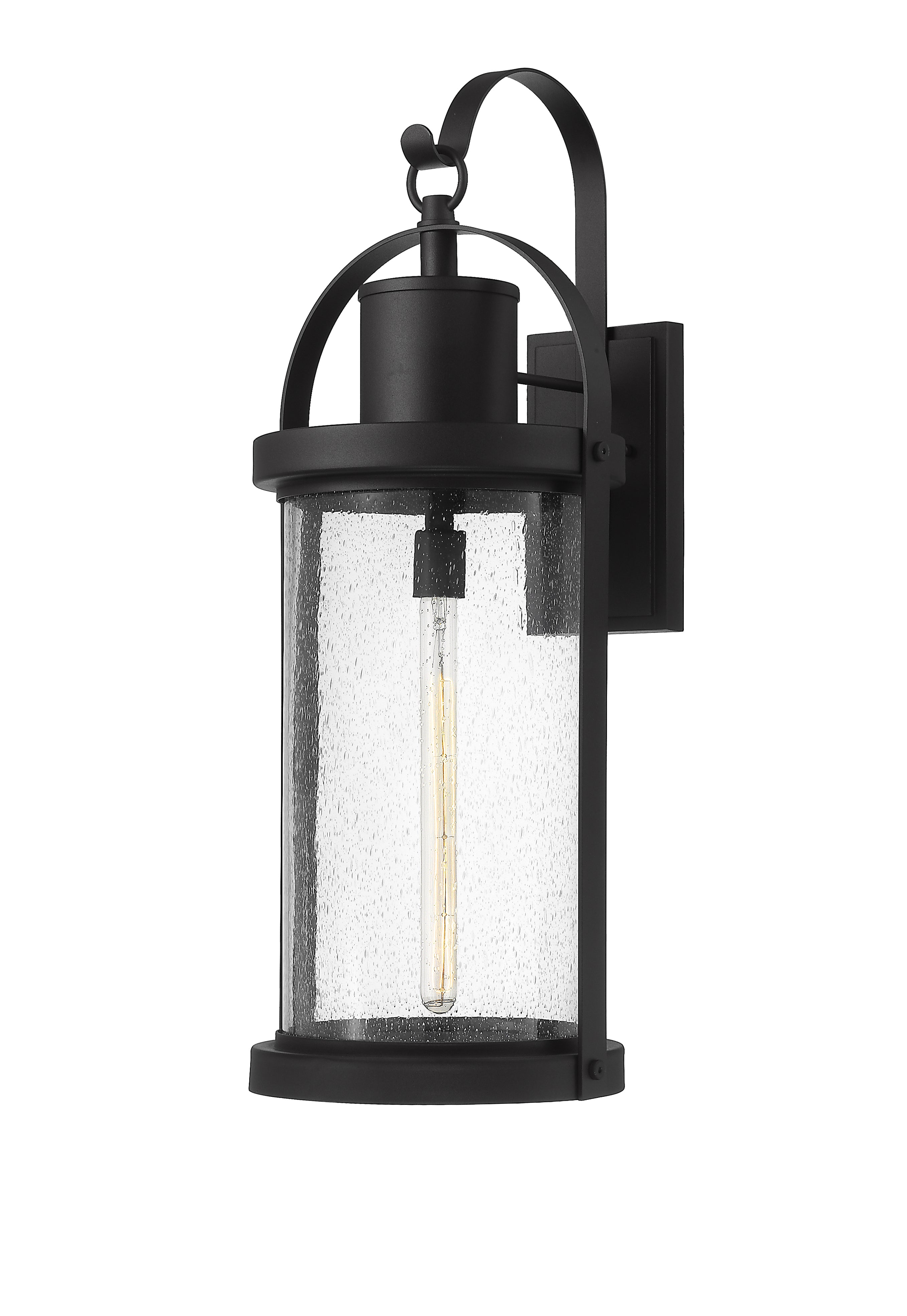 ROUNDHOUSE Outdoor sconce Black - 569XL-BK | Z-LITE