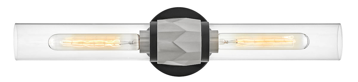 ELLISON Murale salle de bain Noir, Nickel - 57082BK-BN | HINKLEY