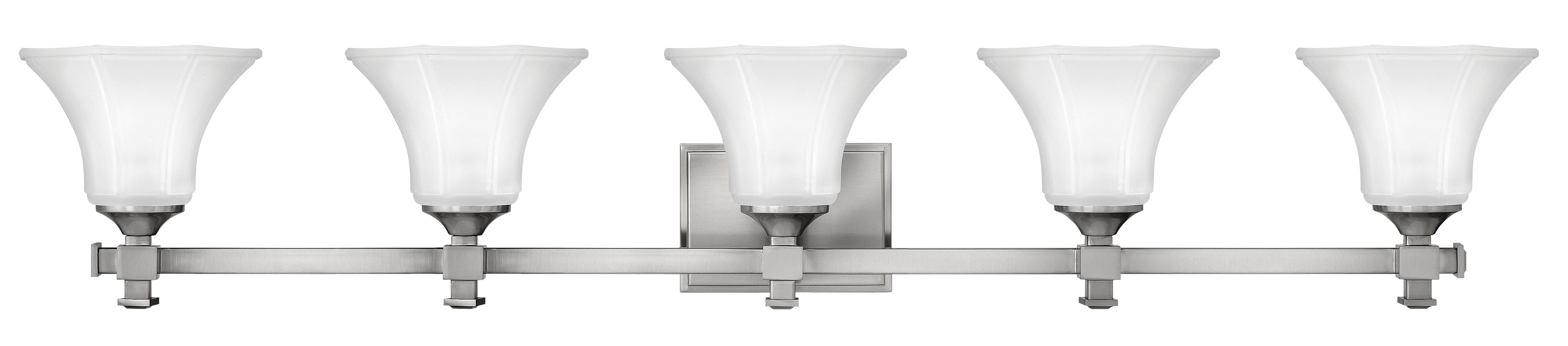 ABBIE Bathroom sconce Nickel - 5855BN | HINKLEY
