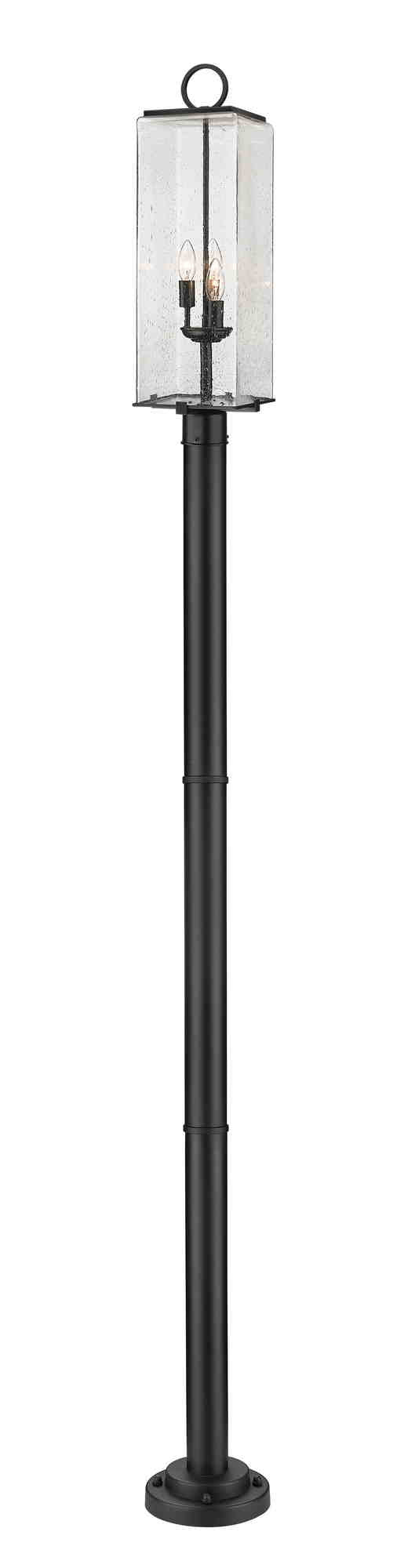 SANA Luminaire sur poteau Noir - 592PHBR-567P-BK | Z-LITE