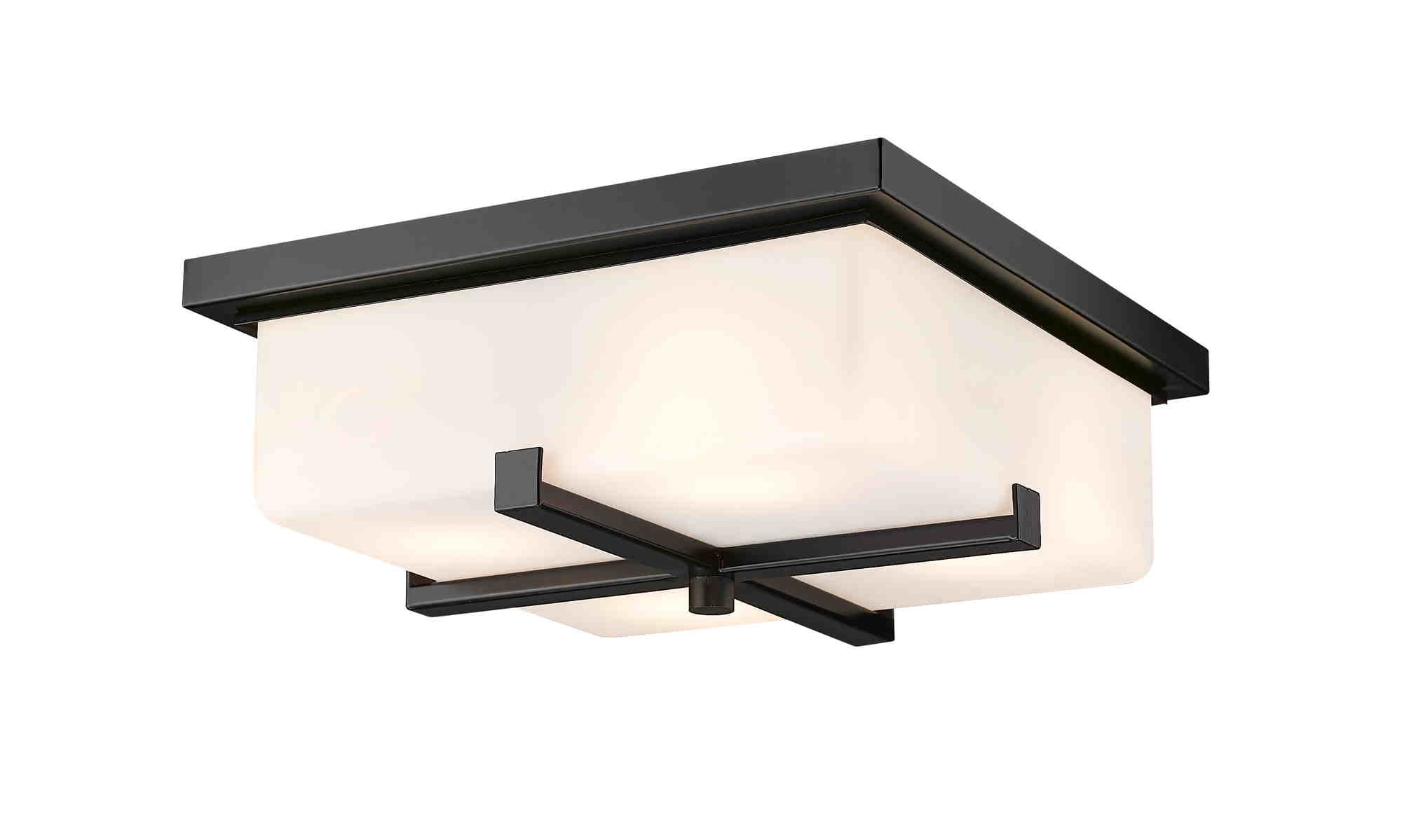 SANA Outdoor flush mount Black - 593F-BK | Z-LITE
