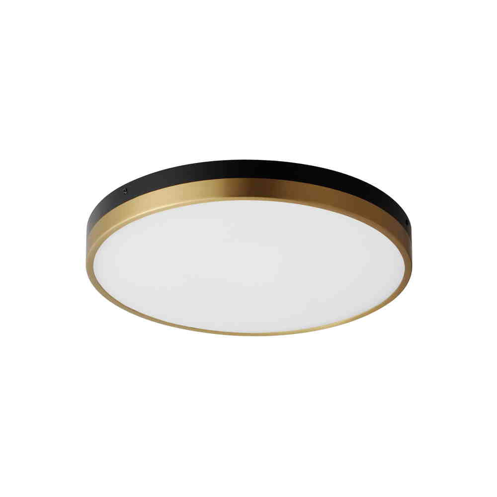 DAPPER Flush mount Black, Gold INTEGRATED LED - 59704WTBKAB | MAXIM/ET3