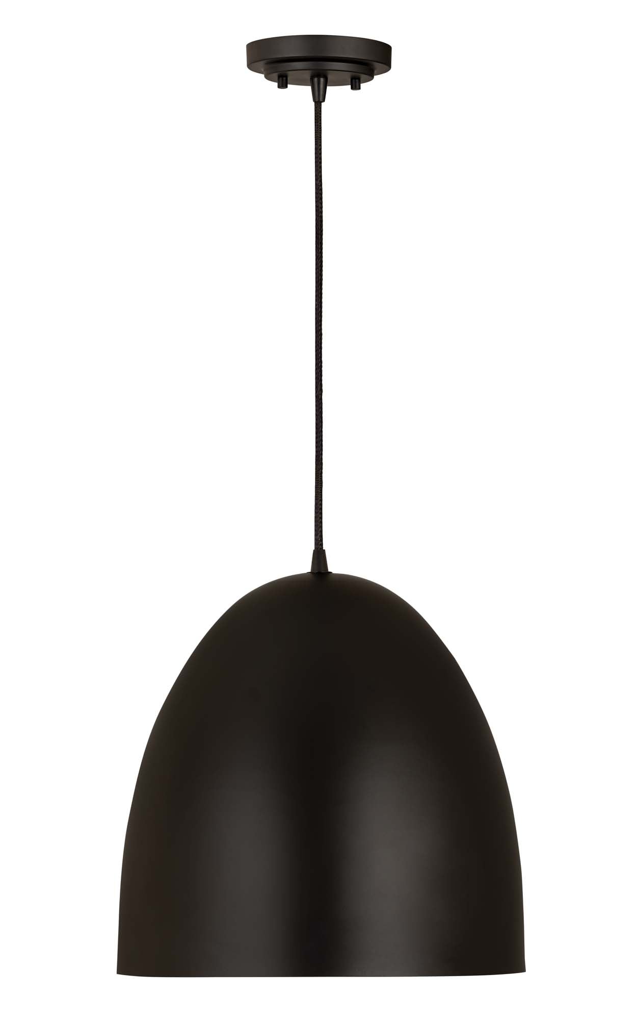 Z STUDIO DOME PENDANT Pendant Black - 6012P19-SBK | Z-LITE