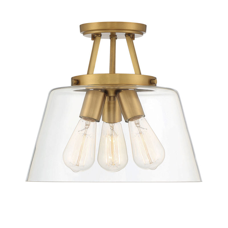CALHOUN Semi flush mount Gold - 6-1024-3-322 | SAVOYS