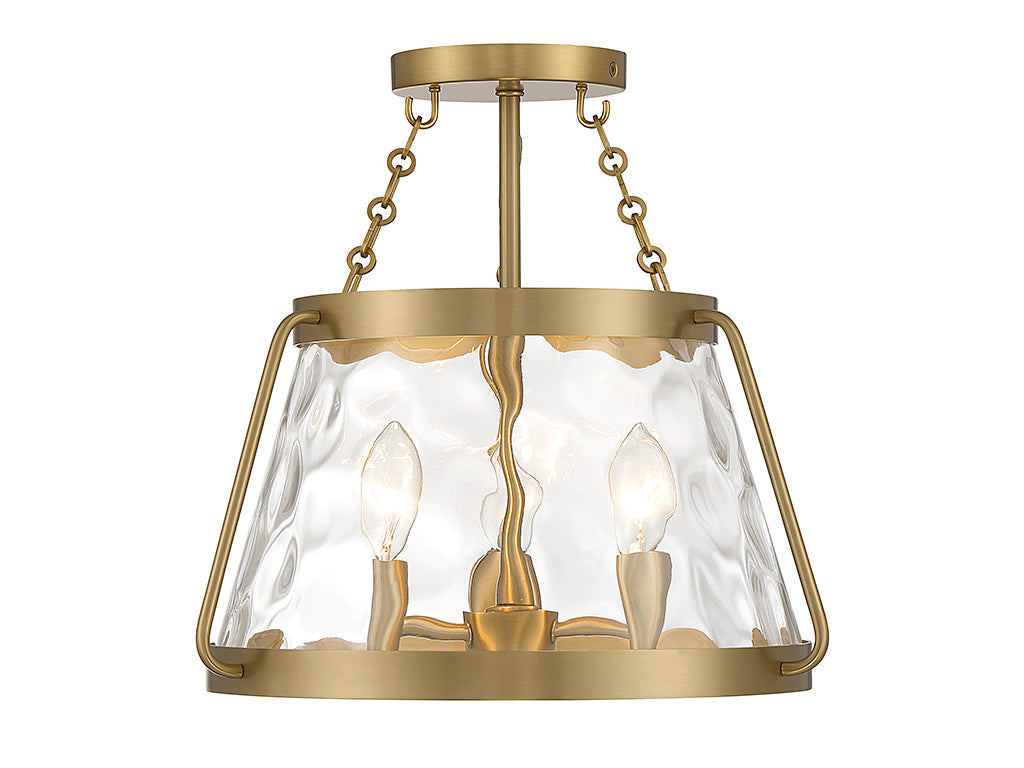 CRAWFORD Semi plafonnier Or - 6-1802-3-322 | SAVOYS