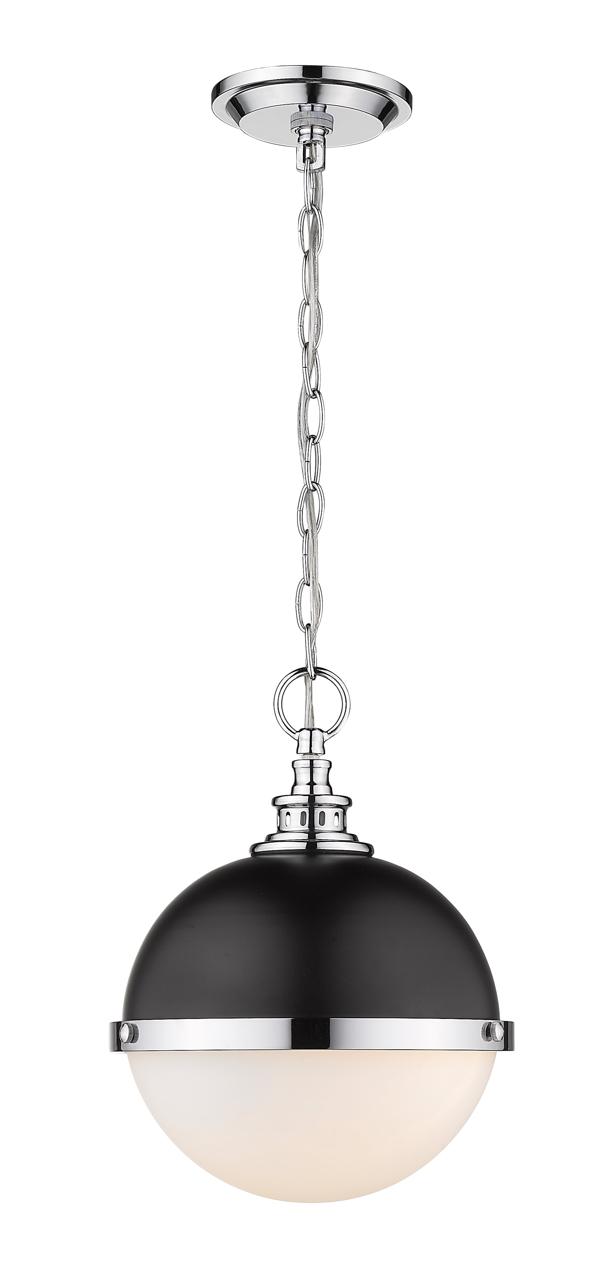 PEYTON Pendant Black, Chrome - 619MP-MB-CH | Z-LITE