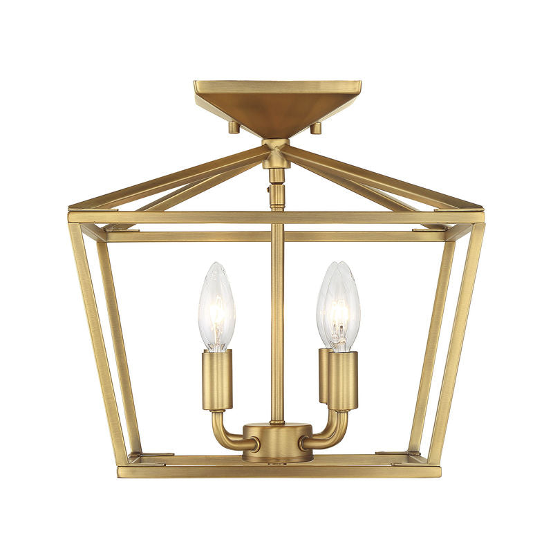 TOWNSEND Semi flush mount Gold - 6-328-4-322 | SAVOYS