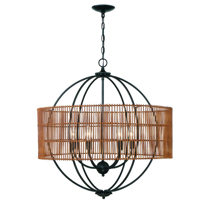 FLORASIAN Chandelier Bronze - 7-1703-6-13 | SAVOYS
