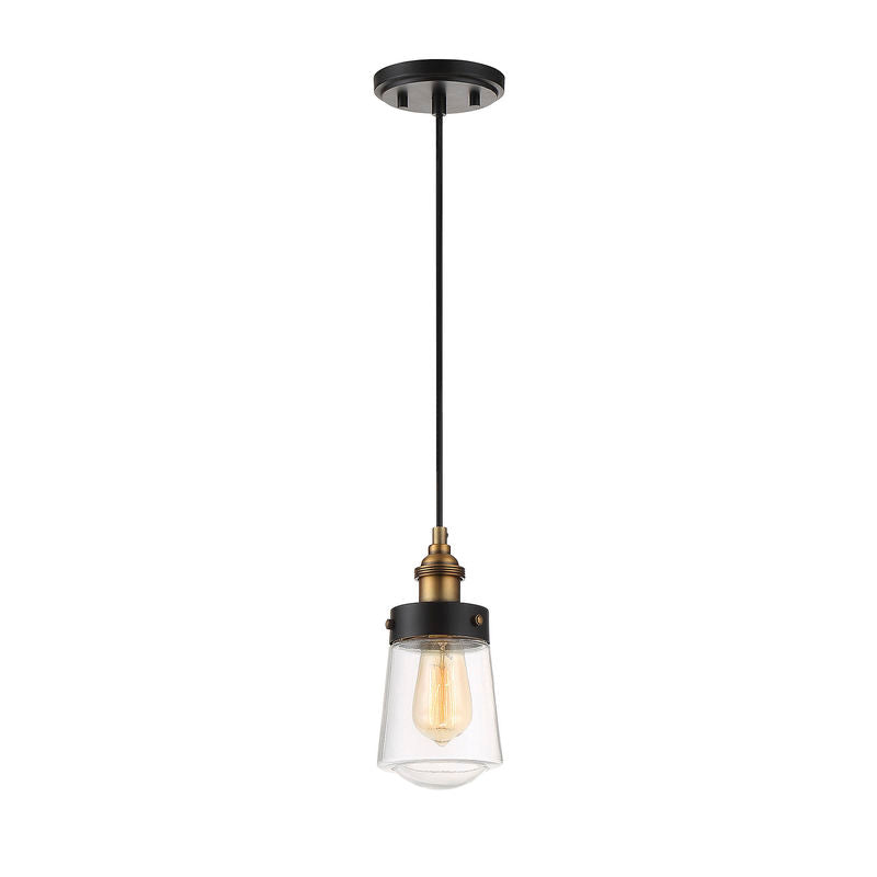 MACAULEY Suspension simple Noir, Or - 7-2064-1-51 | SAVOYS